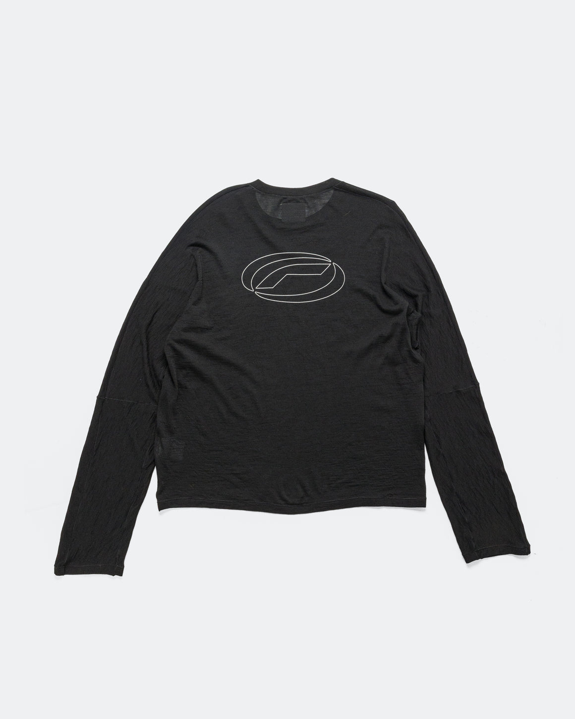 Optimistic Runners - Merino Wool Longsleeve - Black - Up There Athletics