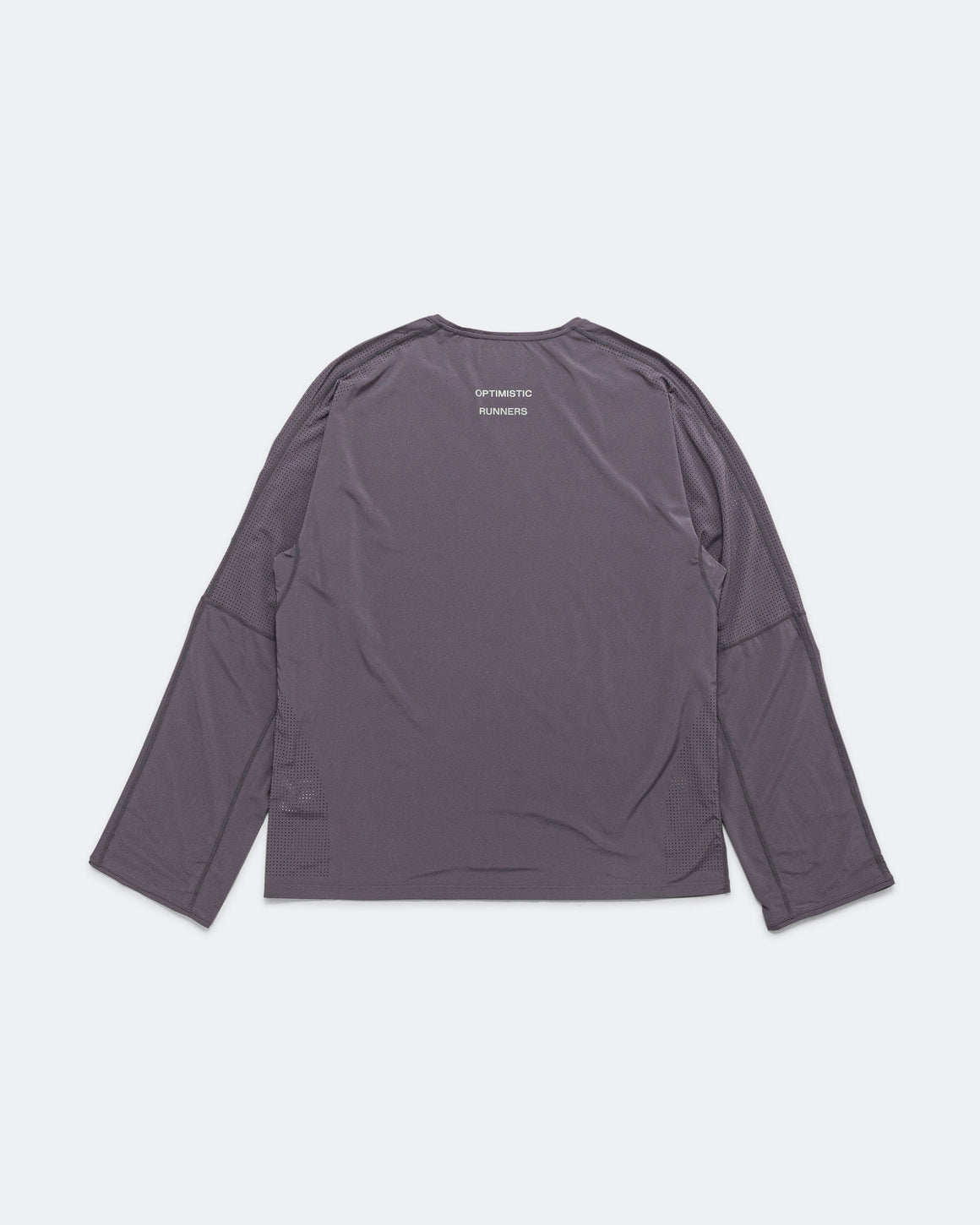 Optimistic Runners - Perforated Longsleeve - Blueberry - Up There Athletics