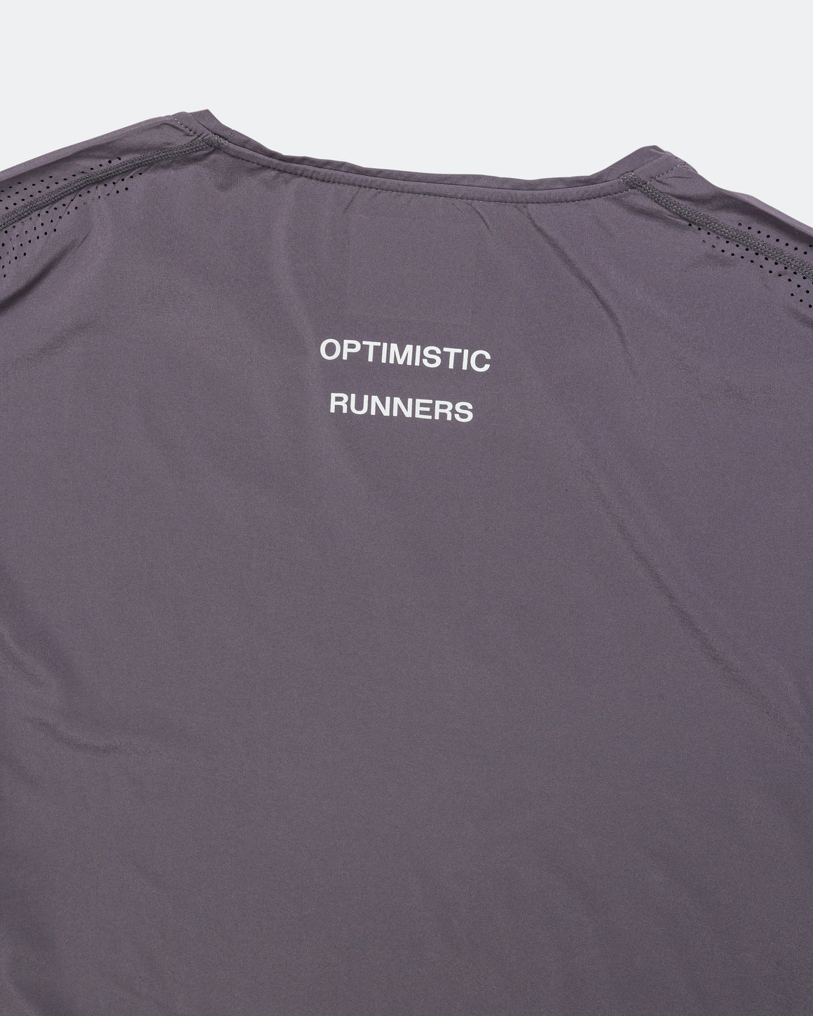 Optimistic Runners - Perforated Longsleeve - Blueberry - Up There Athletics