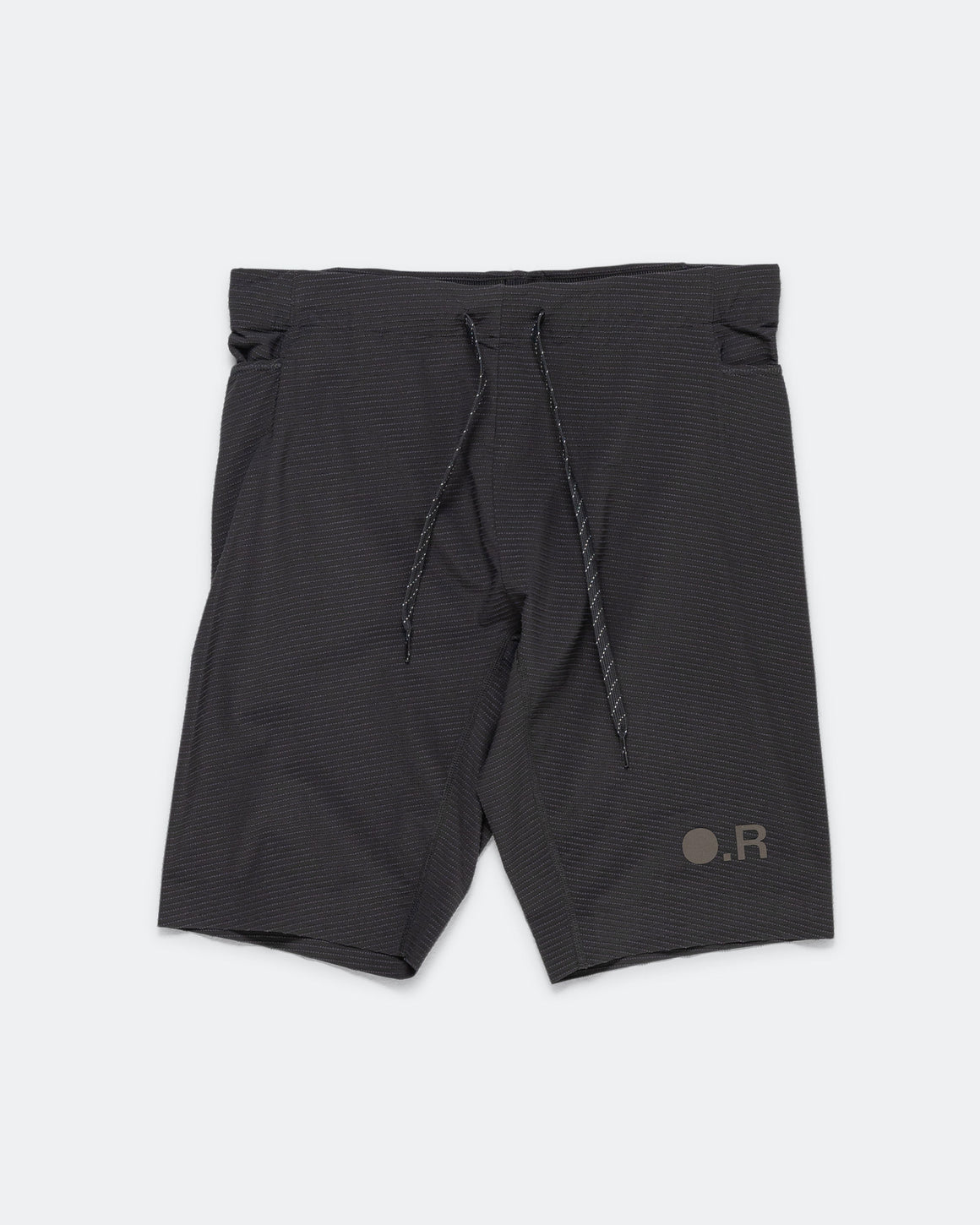 Optimistic Runners - Ruffle Short Tights - Black - Up There Athletics