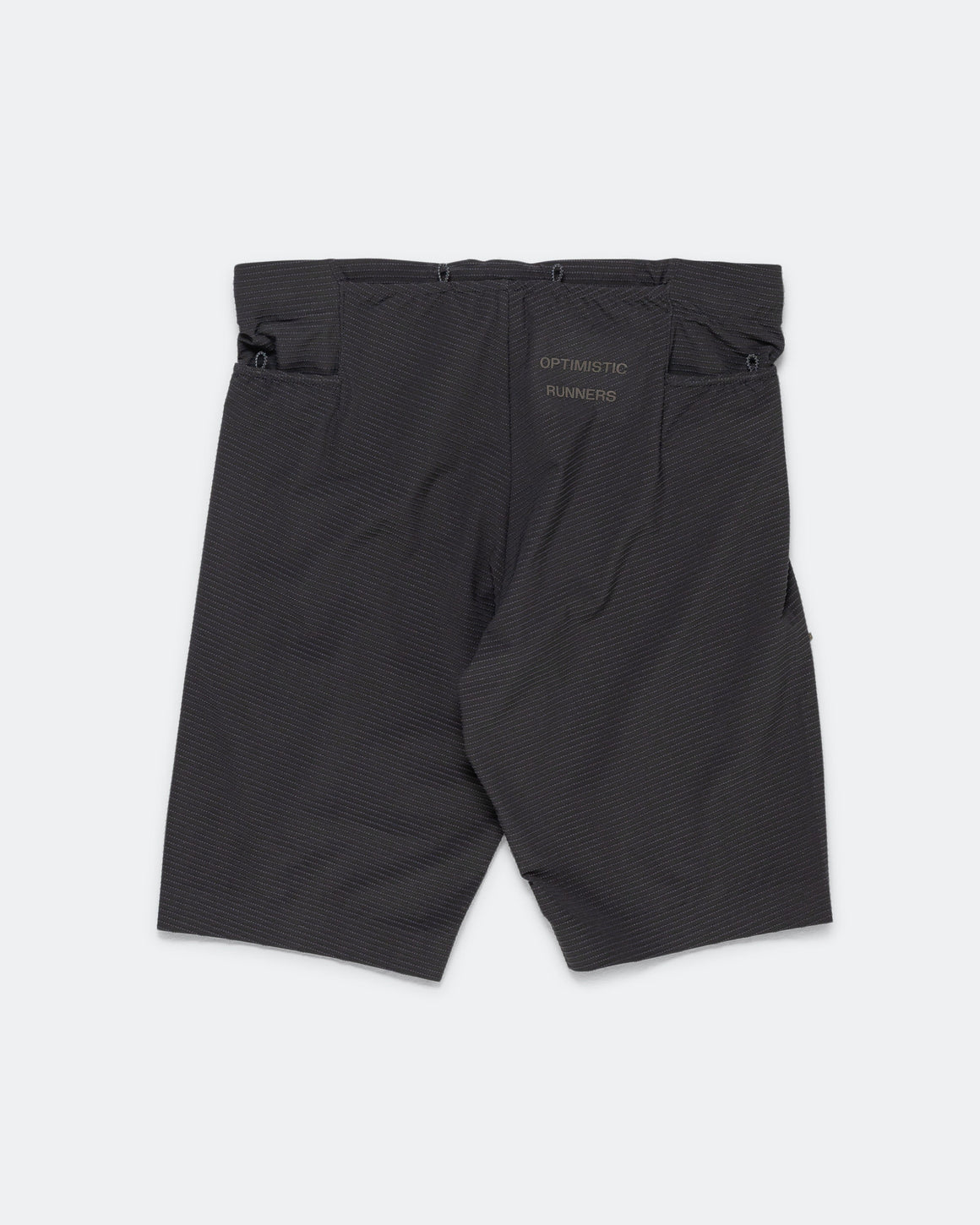 Optimistic Runners - Ruffle Short Tights - Black - Up There Athletics