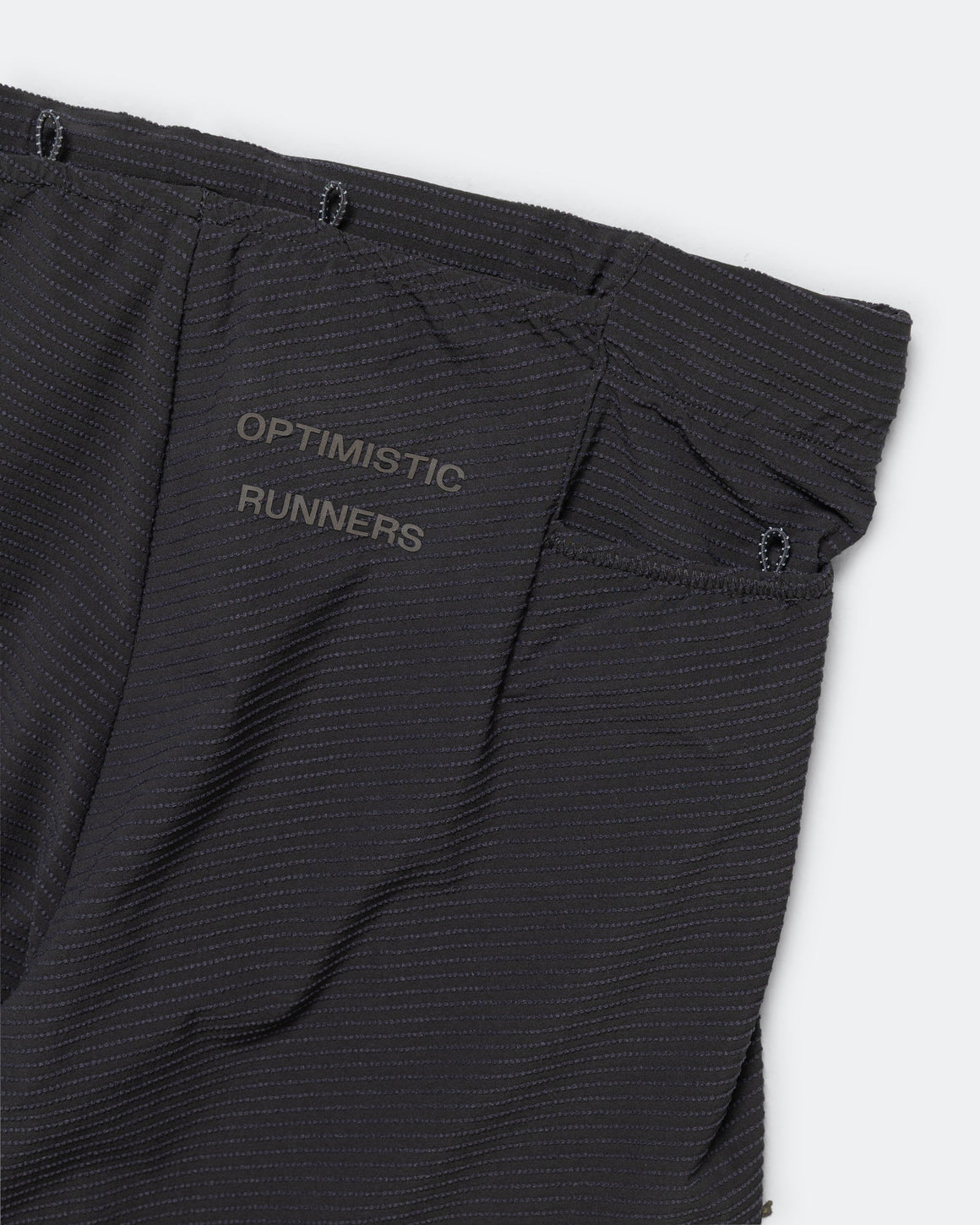 Optimistic Runners - Ruffle Short Tights - Black - Up There Athletics