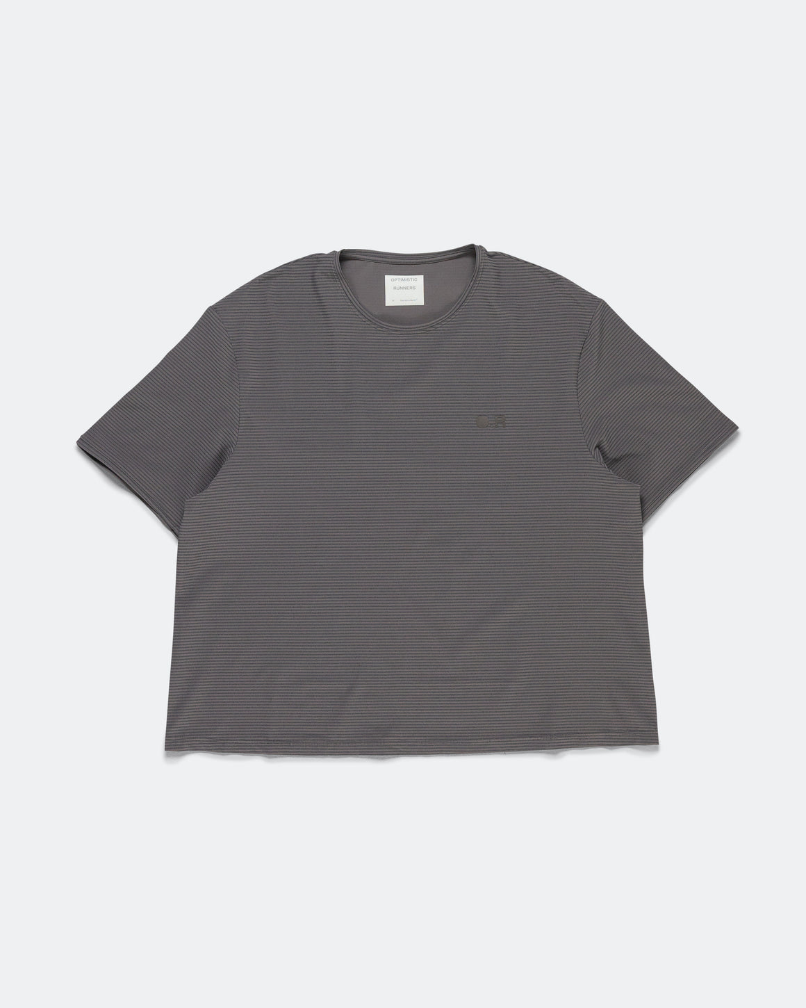 Optimistic Runners - Ruffle T-Shirt - Brown - Up There Athletics