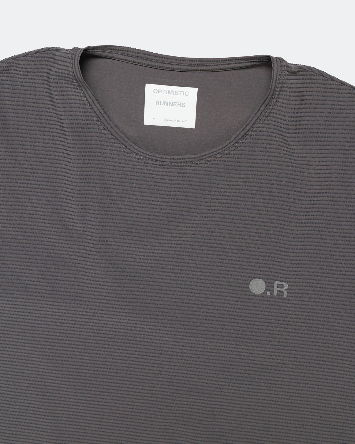 Optimistic Runners - Ruffle T-Shirt - Brown - Up There Athletics