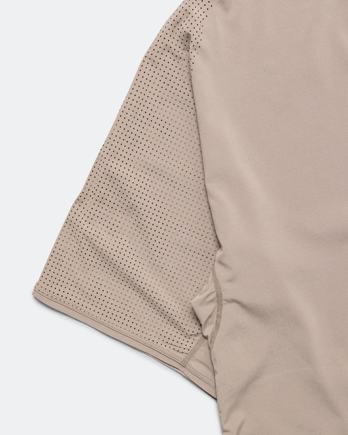 Optimistic Runners - Perforated T-Shirt - Camel - Up There Athletics