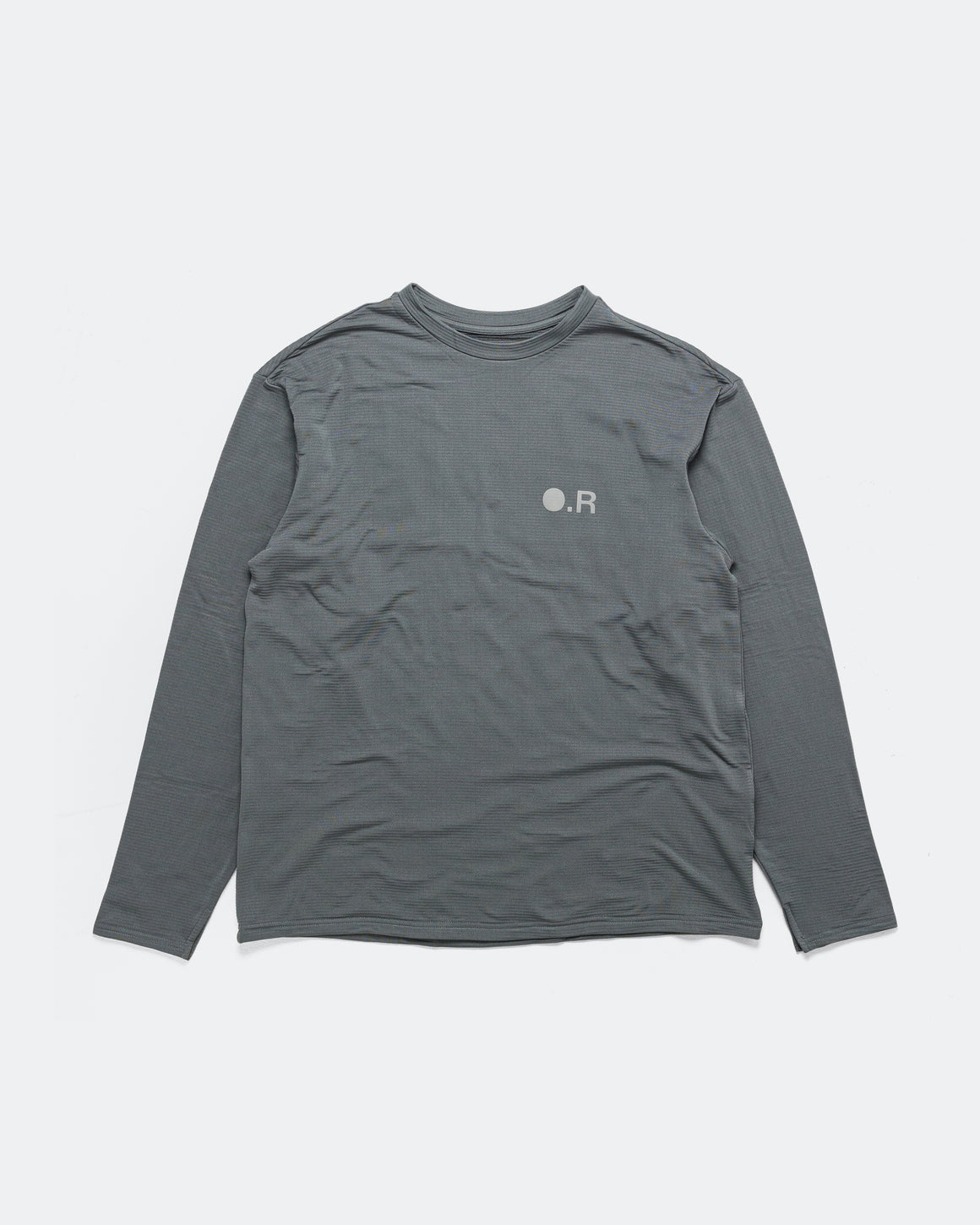 Optimistic Runners - Warm Longsleeve - Metallic Grey - Up There Athletics