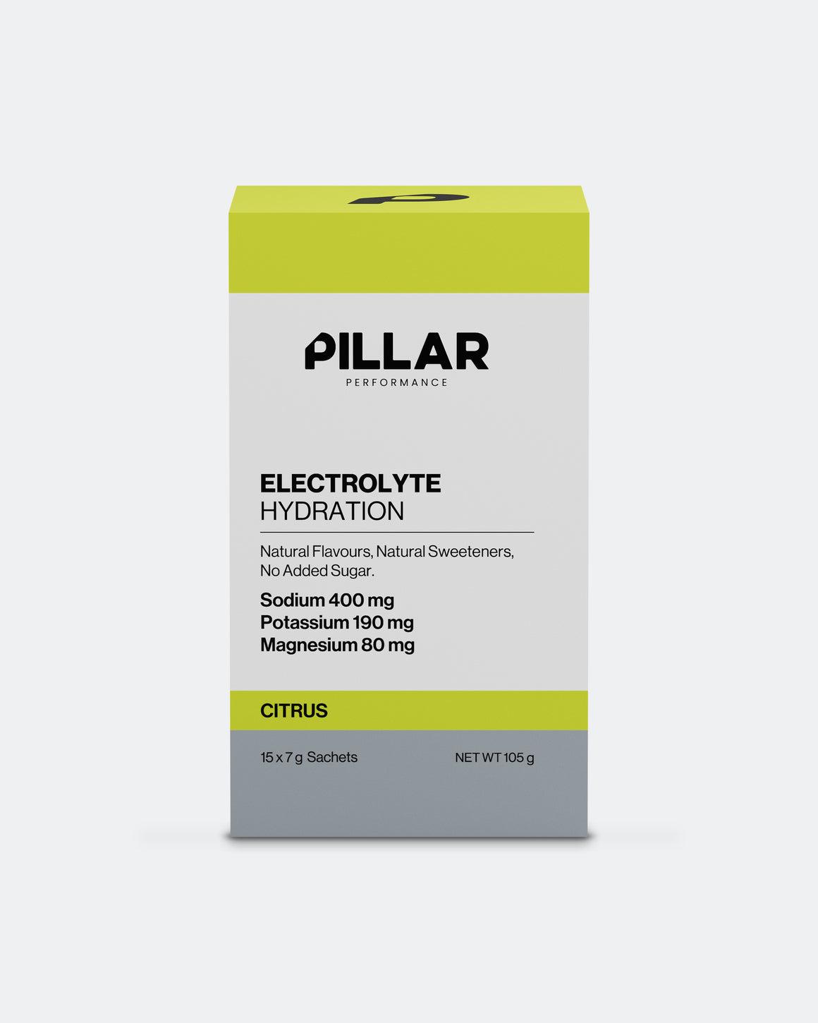 Pillar Performance - Electrolyte Hydration Sachets 15 Serves - Citrus - Up There Athletics