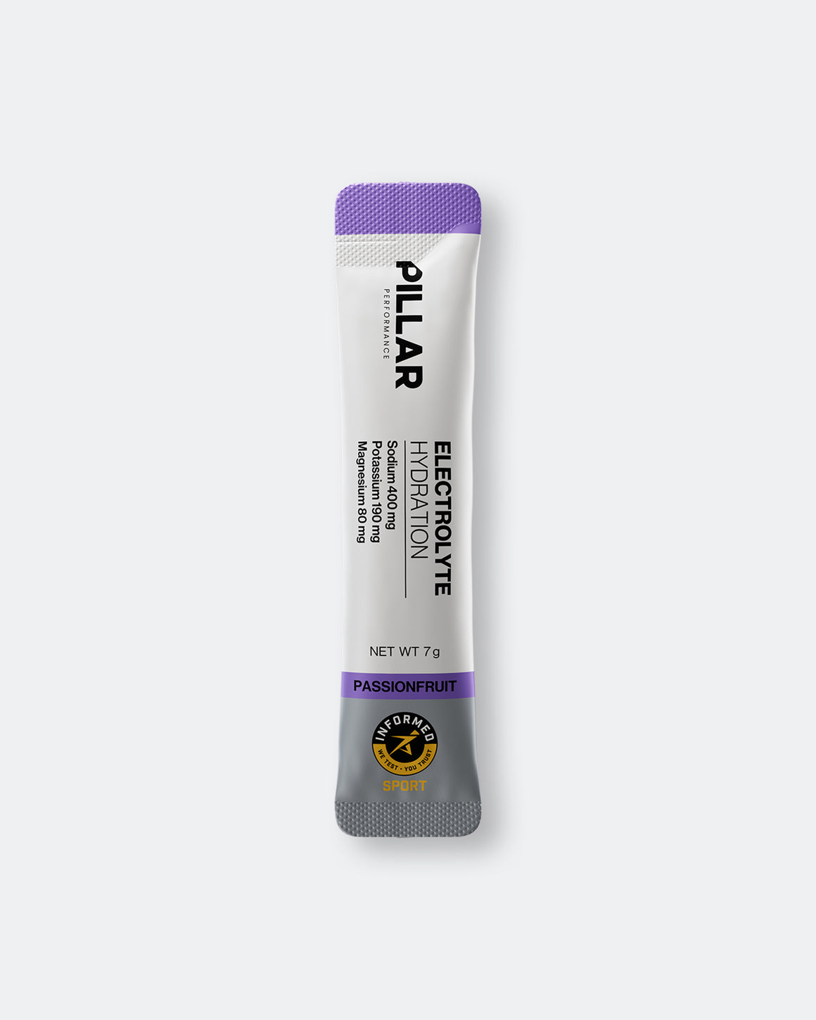 Pillar Performance - Electrolyte Hydration Sachets 15 Serves - Passionfruit - Up There Athletics