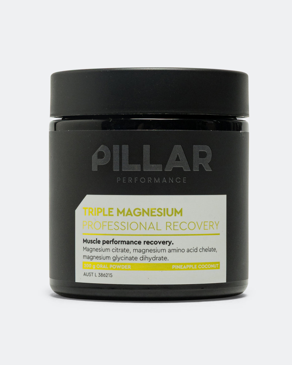Pillar Performance - Triple Magnesium Professional Recovery Powder - Pineapple/Coconut - Up There Athletics