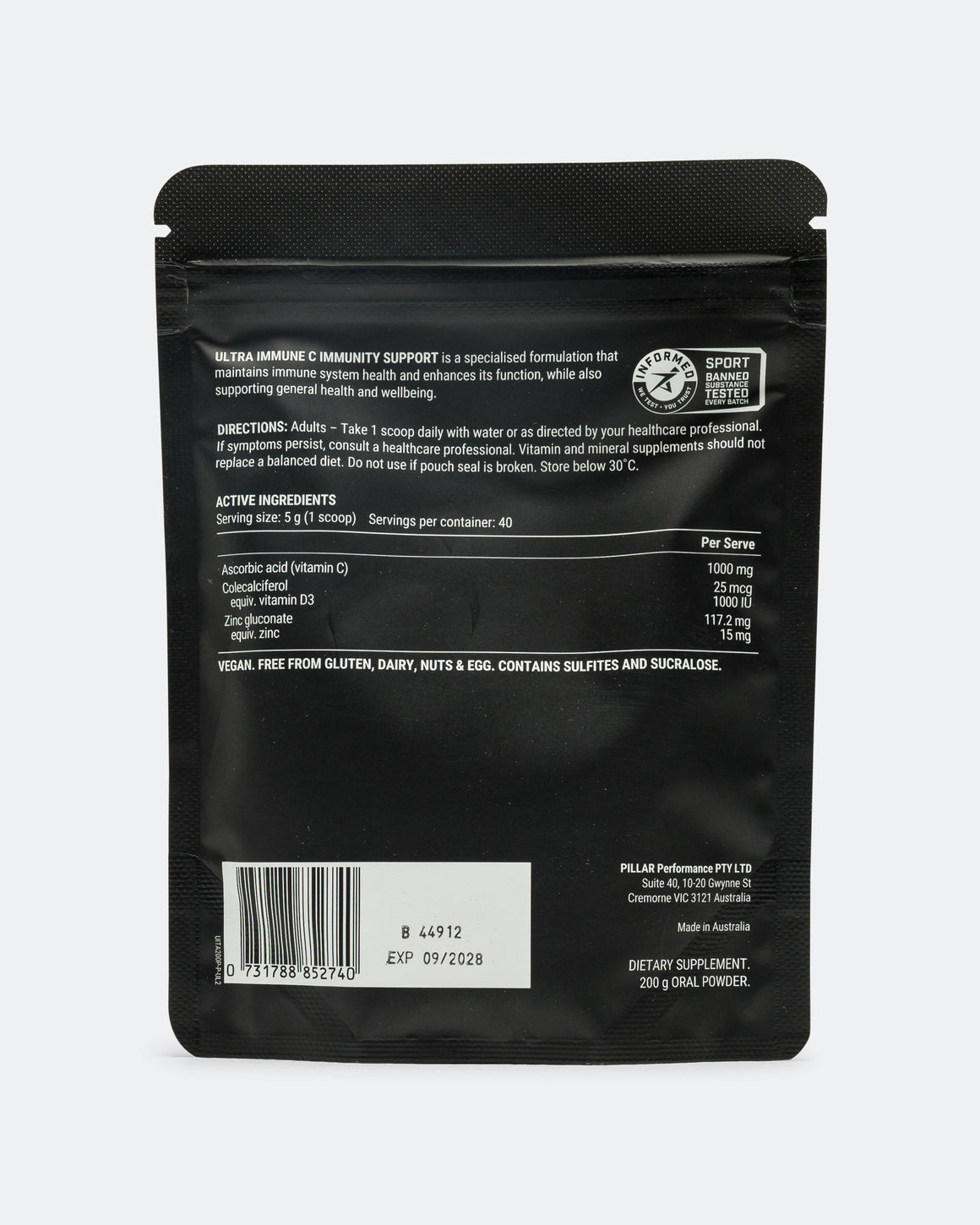Pillar Performance - Ultra Immune C Training Advantage Pouch - Tropical - Up There Athletics