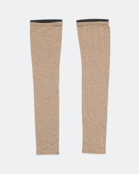 Portal - Drift Merino Arm Warmer - Desert Taupe | Up There Athletics