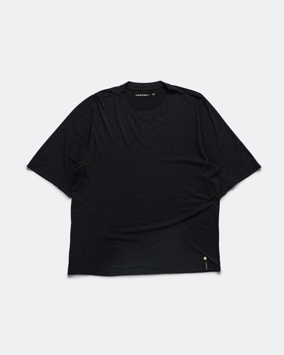 Portal - Drift Merino SS Tee - Black Beauty - Up There Athletics