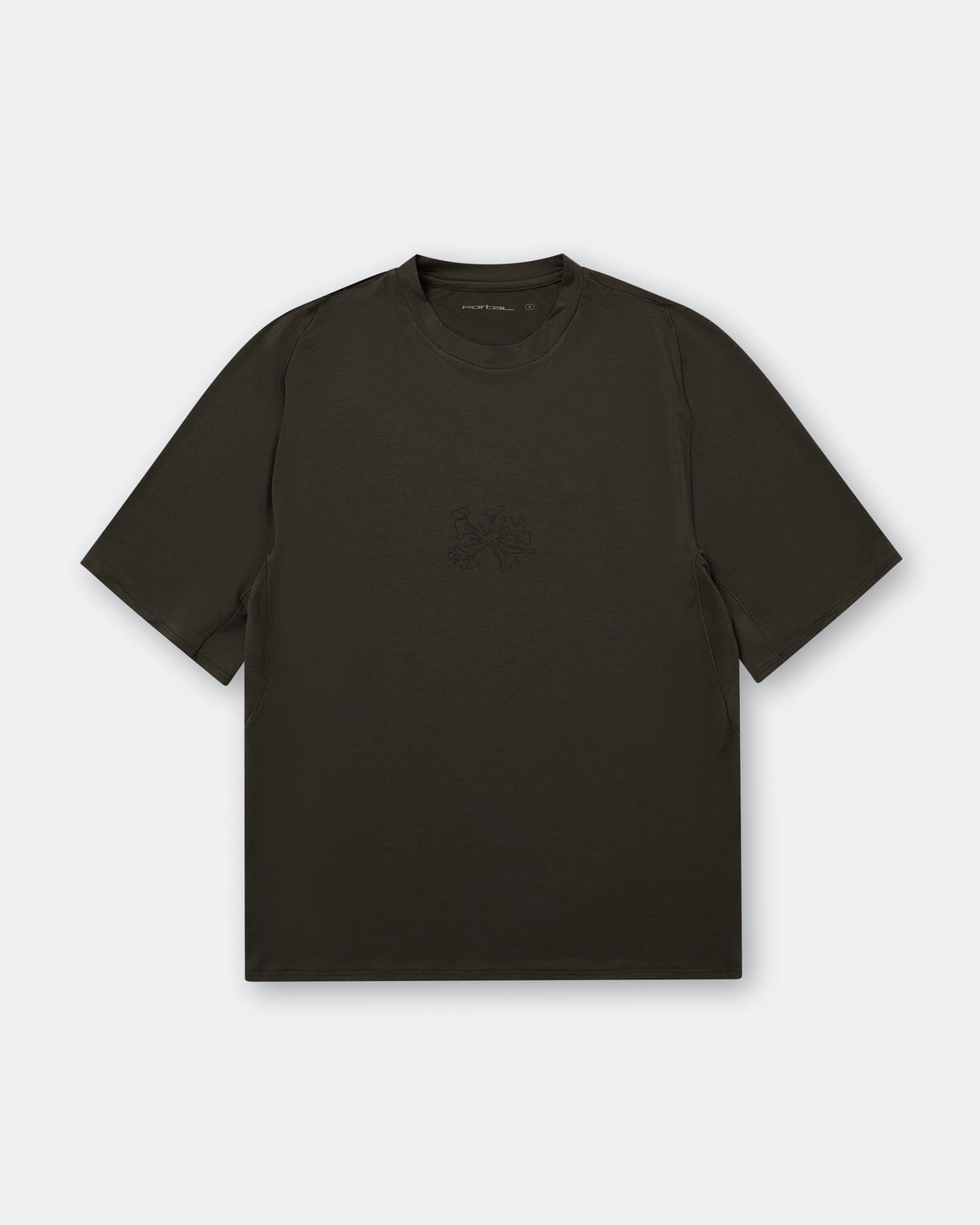 Portal - Lateral Peak SS Tee - Dark Olive - Up There Athletics