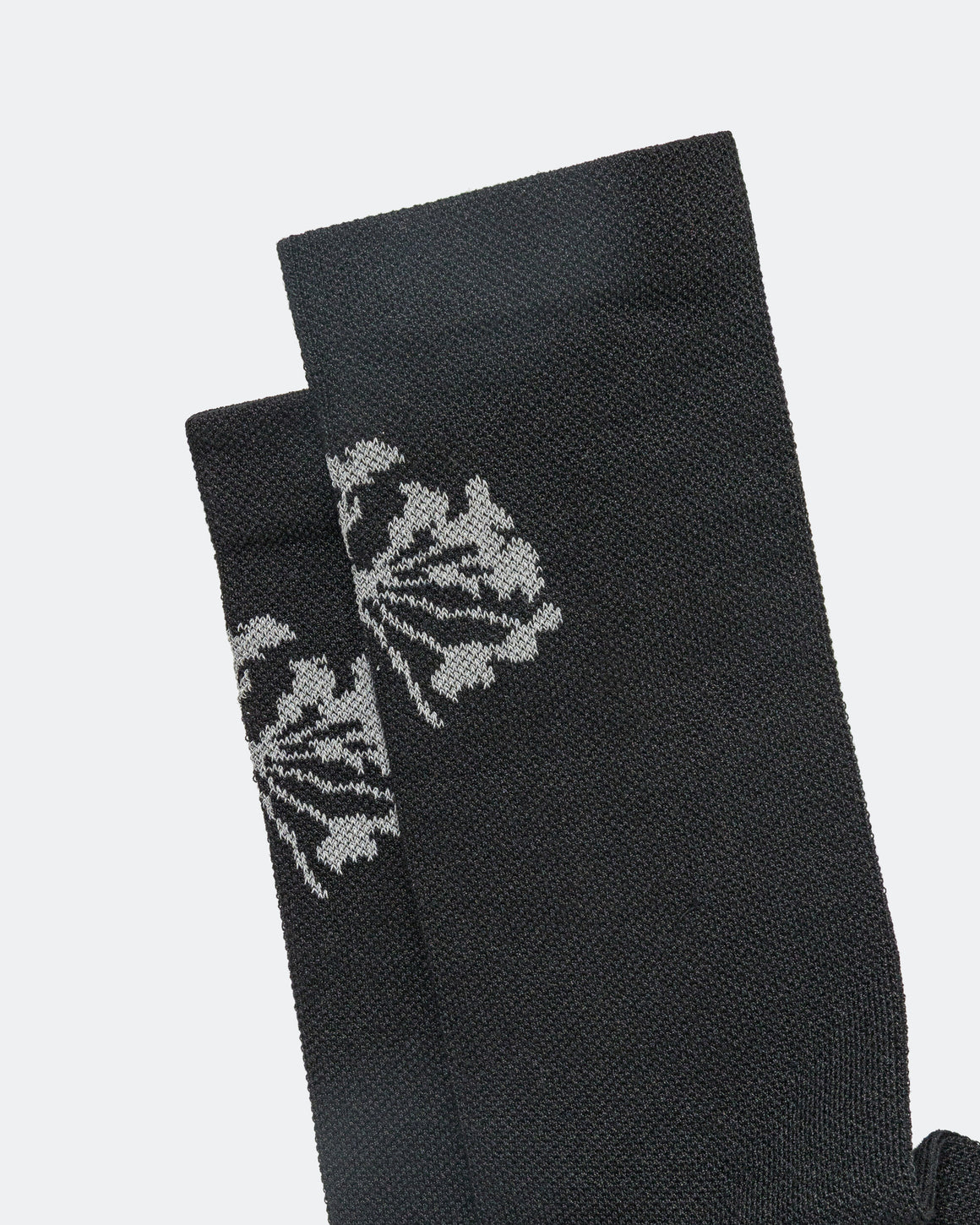 Portal - Pattern Active Sock - Black Beauty/Reflective - Up There Athletics