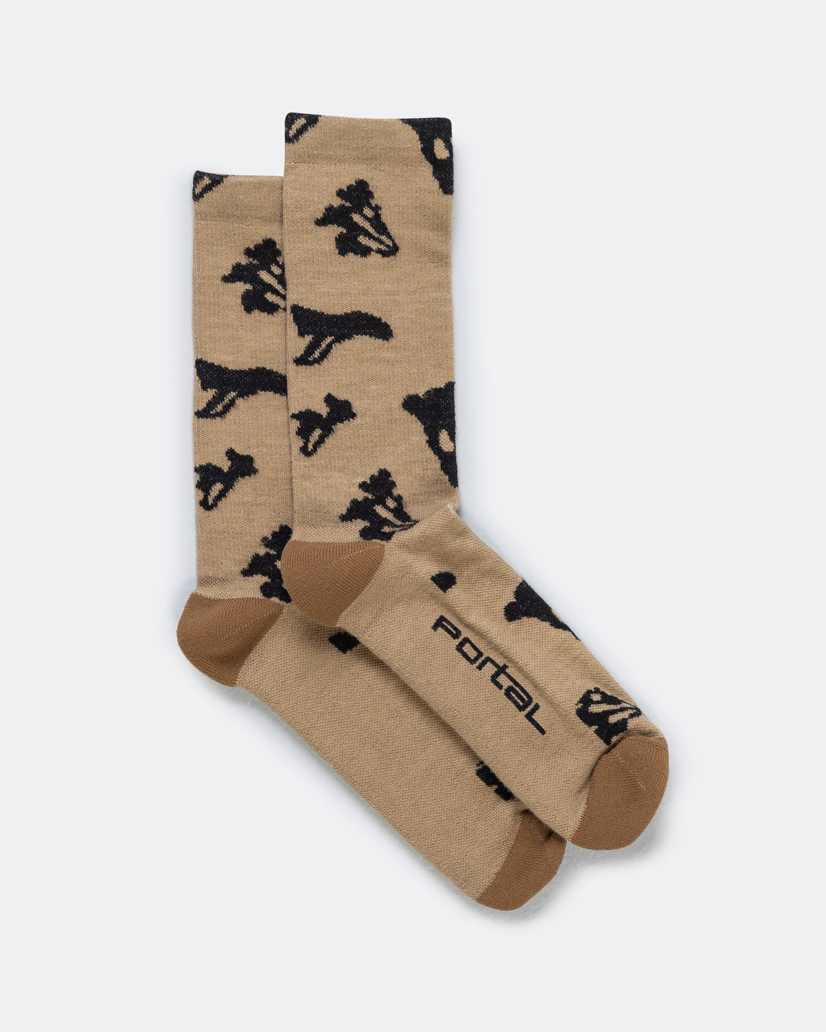 Portal - Ritual Merino Sock - Greige - Up There Athletics
