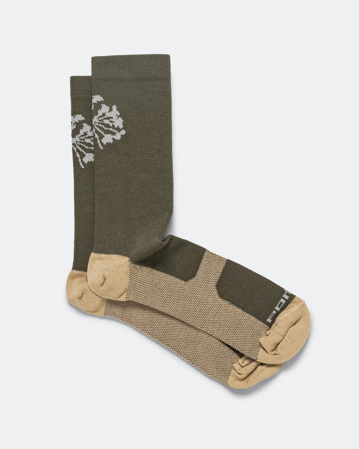 Portal - Pattern Active Sock - Dusky Green - Up There Athletics