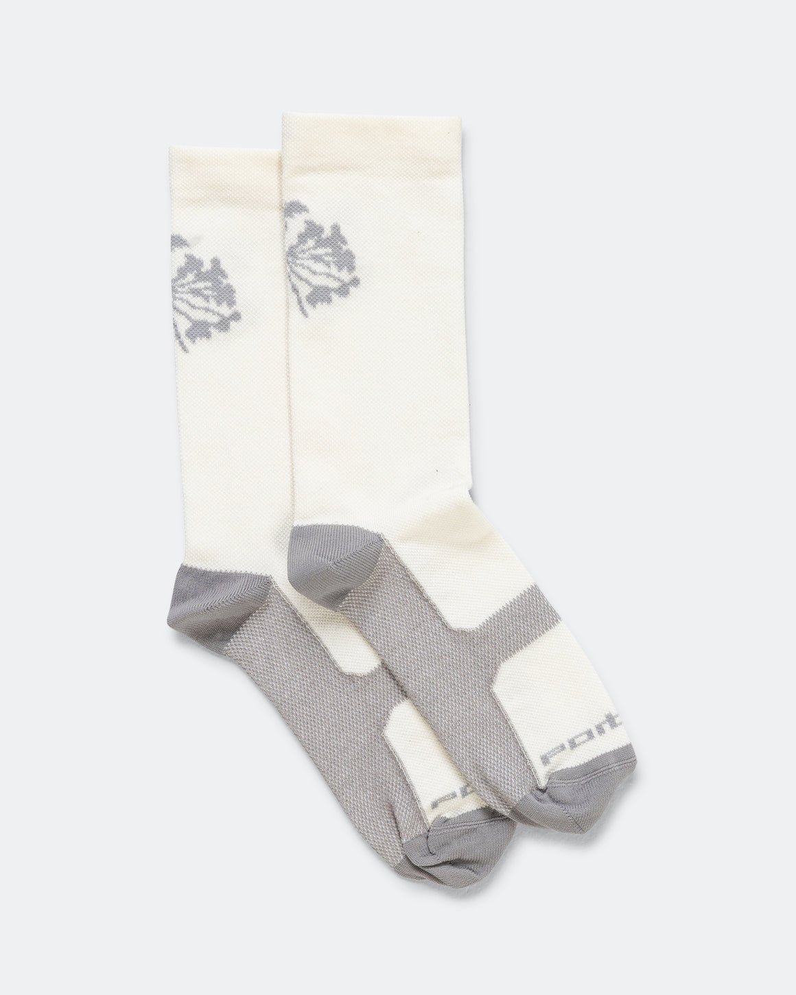 Portal - Pattern Active Sock - Bone White - Up There Athletics