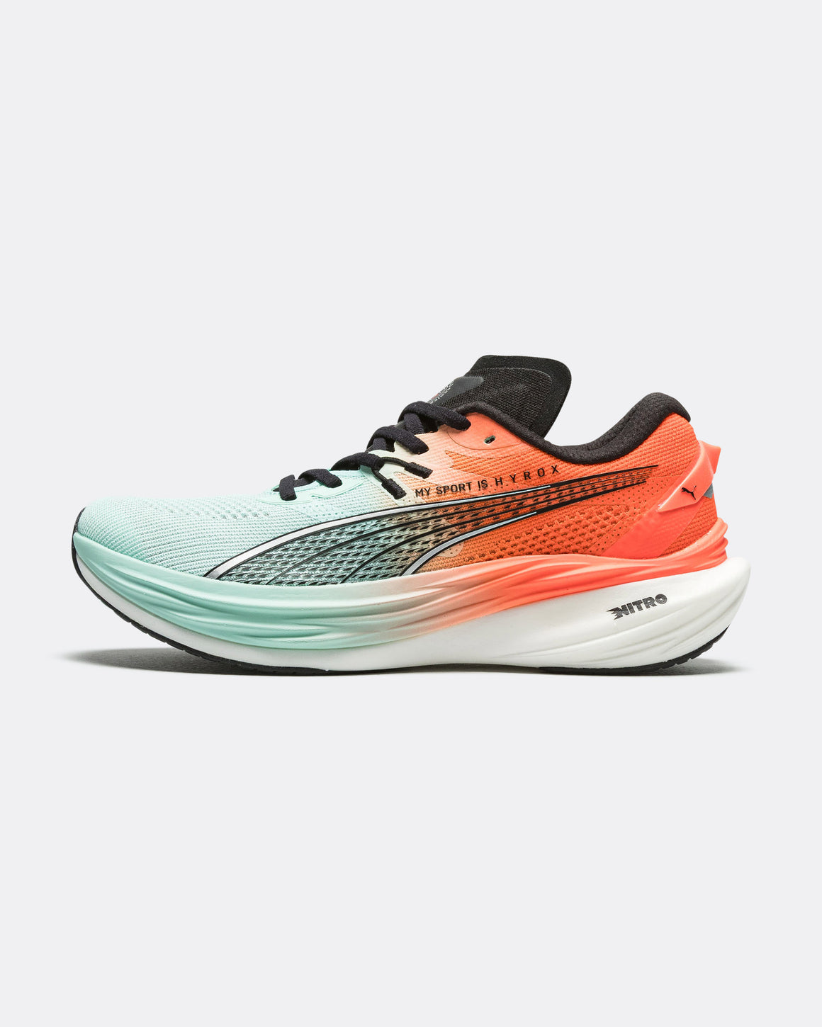 Puma - Womens Deviate NITRO 3 HYROX - Glowing Red/Mint Melt - Up There Athletics