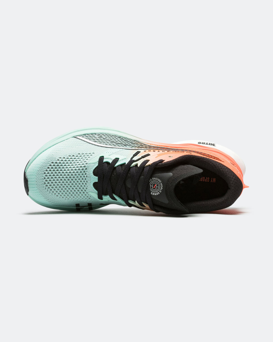Puma - Womens Deviate NITRO 3 HYROX - Glowing Red/Mint Melt - Up There Athletics
