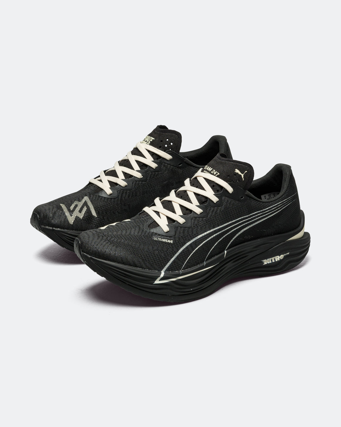Puma - Mens Deviate Nitro Elite 3 x Represent 247 - Black/Alpine Snow - Up There Athletics