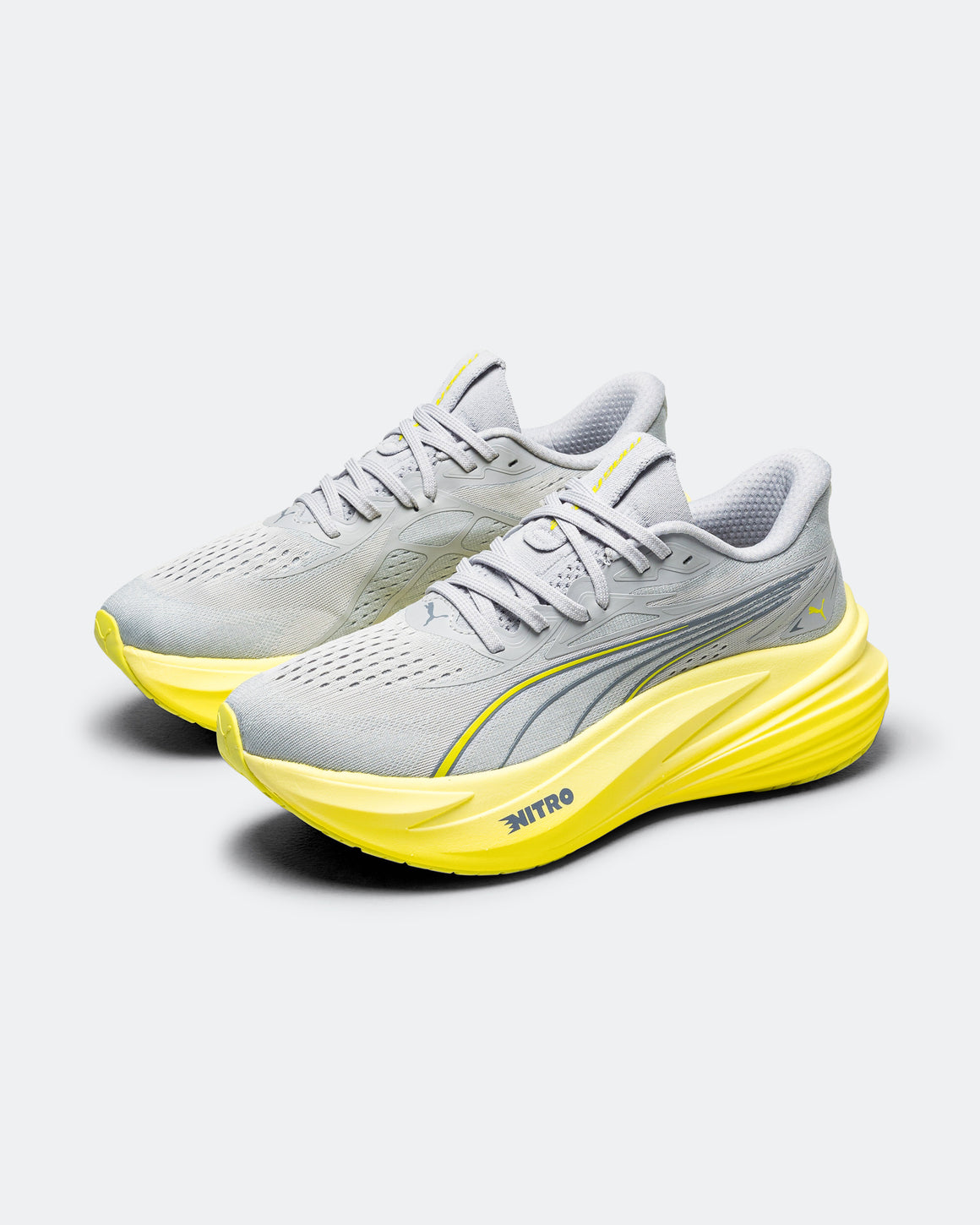 Puma - Mens MagMax NITRO 2 - Vibrant Silver/Lux Lime - Up There Athletics