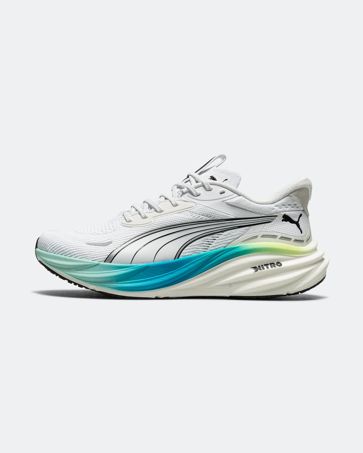 Puma - Mens Magnify NITRO™ 3 - White/Mint Melt - Up There Athletics
