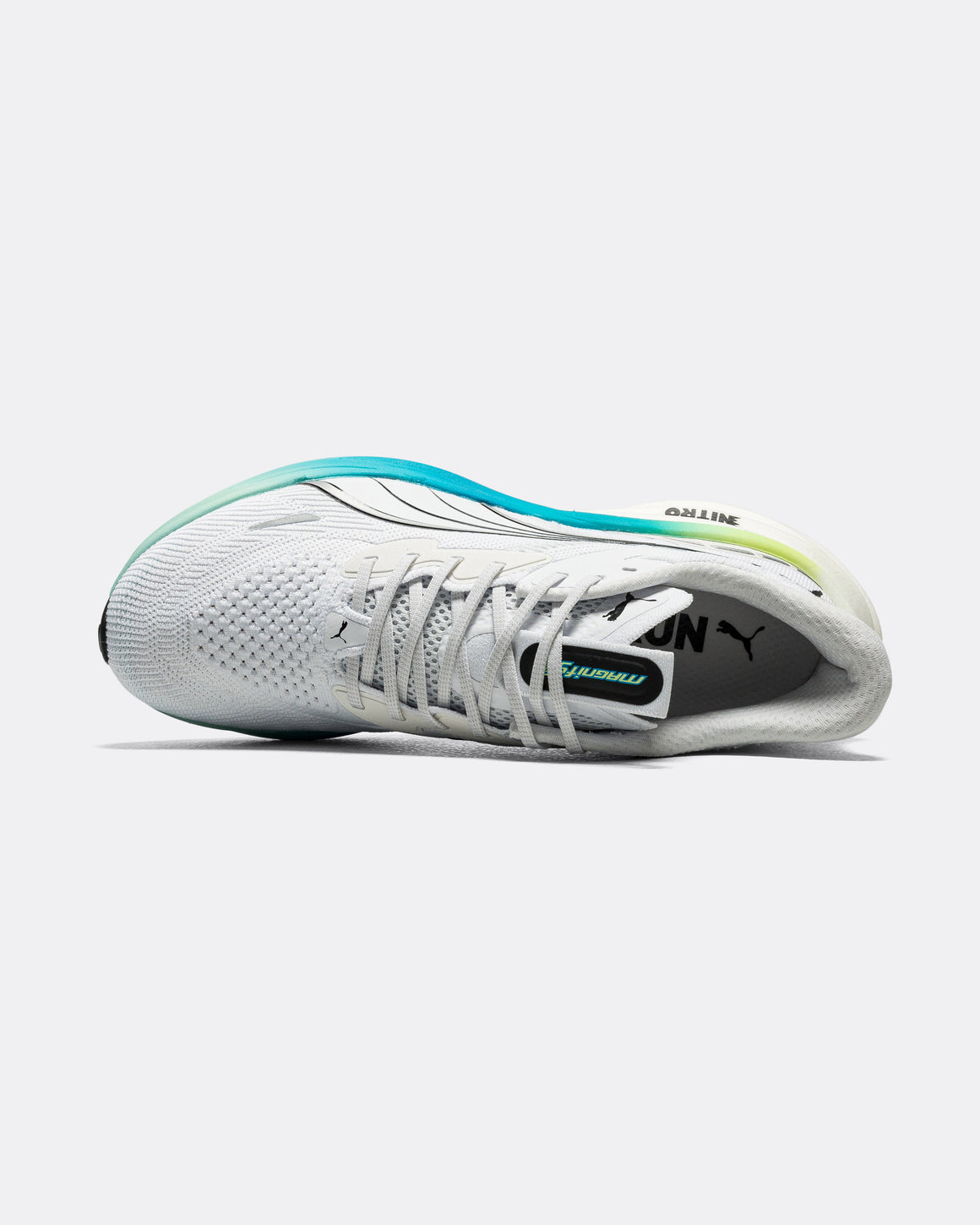 Puma - Mens Magnify NITRO™ 3 - White/Mint Melt - Up There Athletics