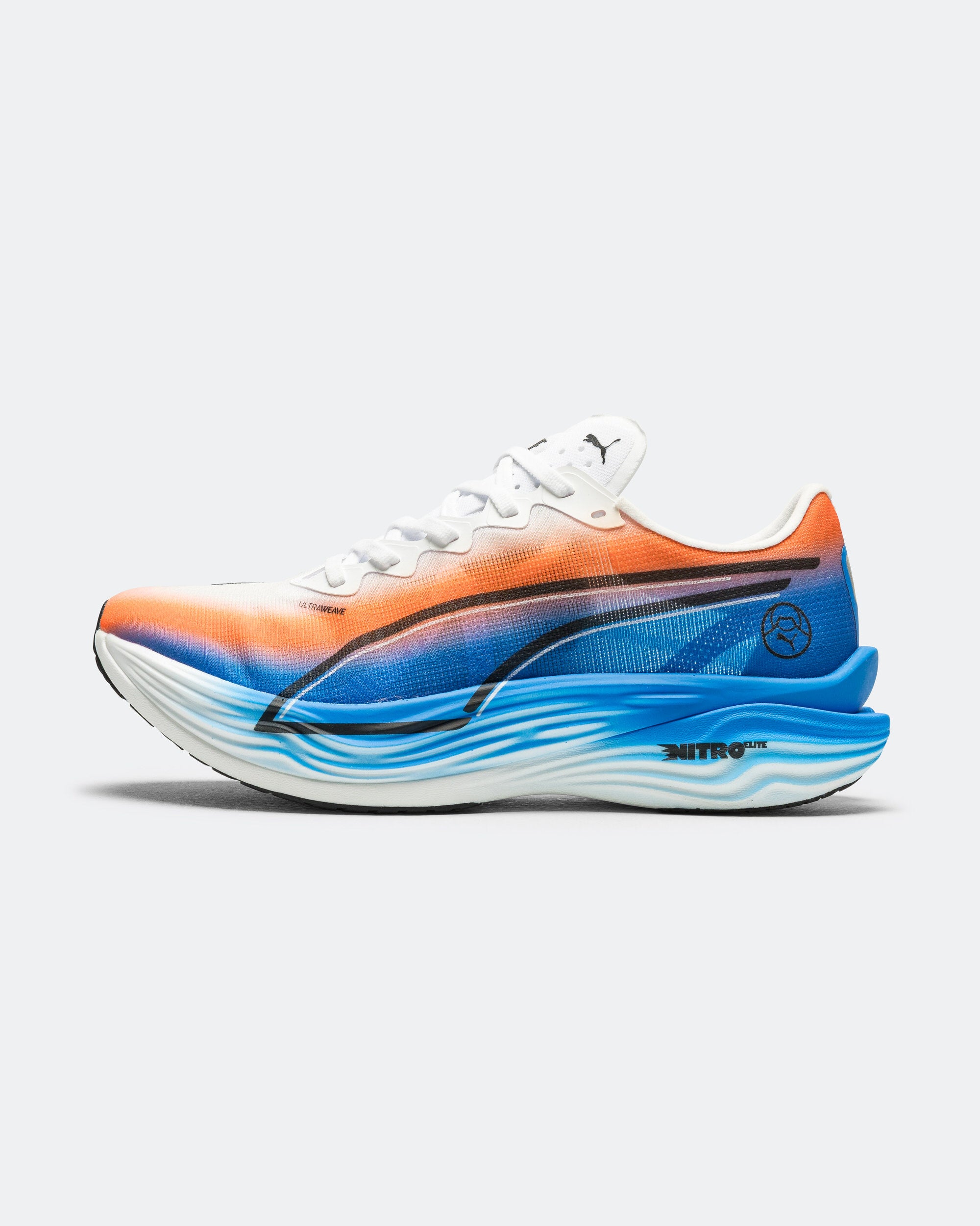 Puma - Womens Deviate NITRO Elite 3 Ekiden - White/Heat Fire-Black