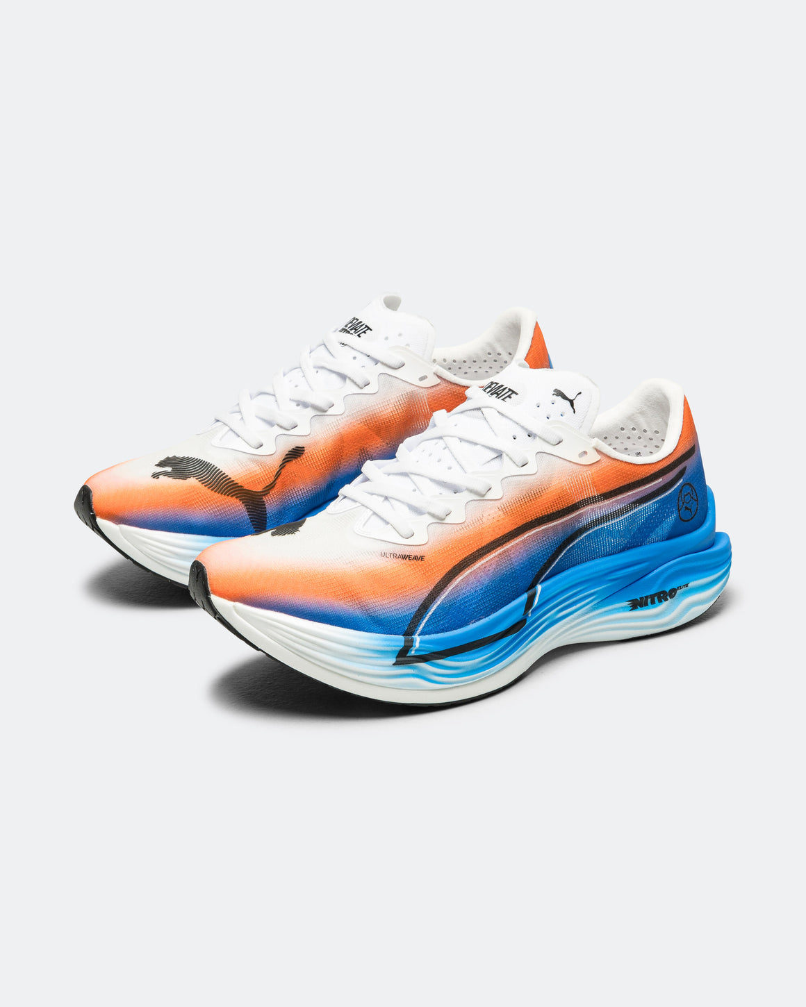 Puma - Mens Deviate NITRO Elite 3 Ekiden - White/Heat Fire-Black - Up There Athletics