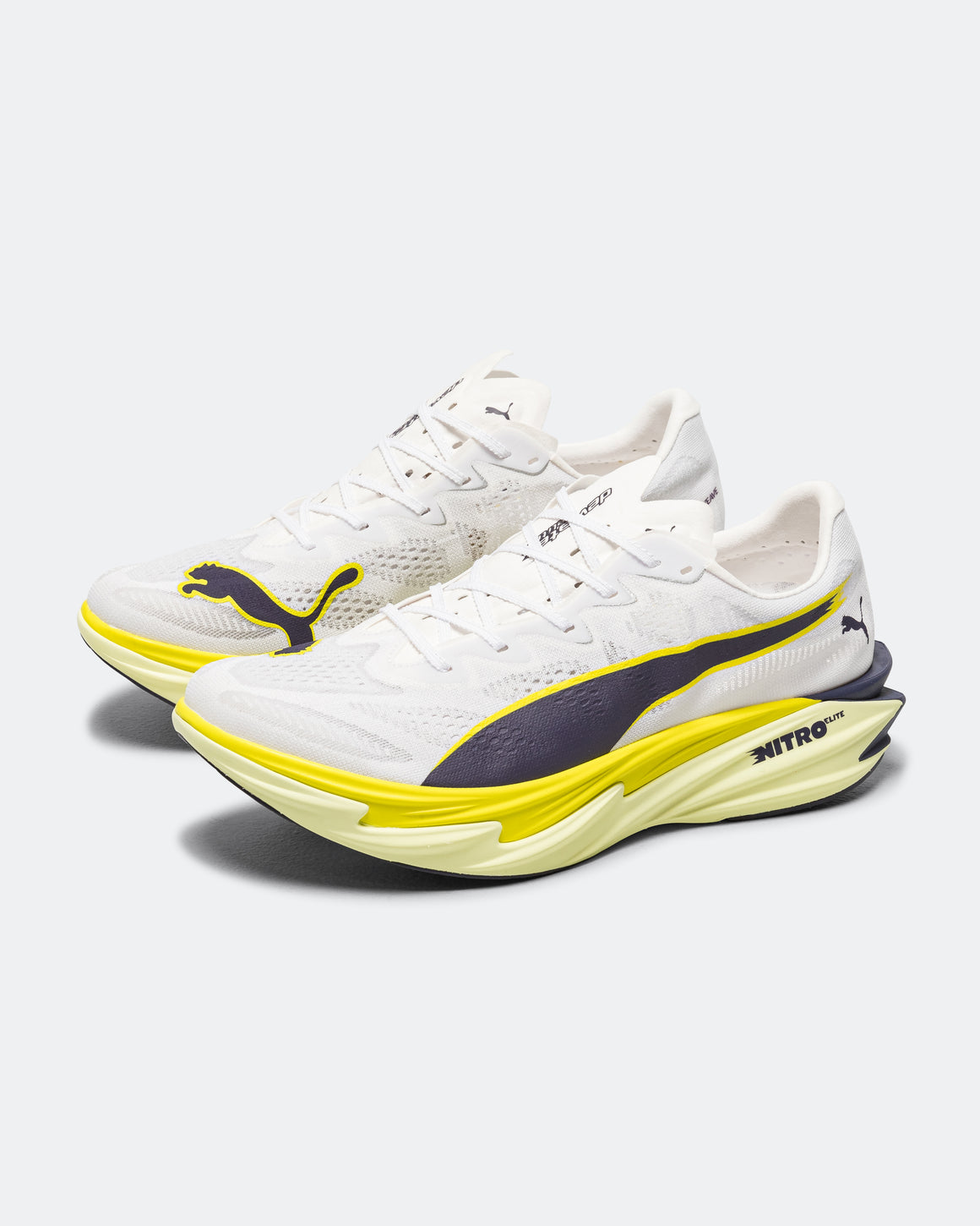 Puma - Womens Deviate NITRO Elite 4 PROTO - White/Apple Spritz-Lux Lime - Up There Athletics