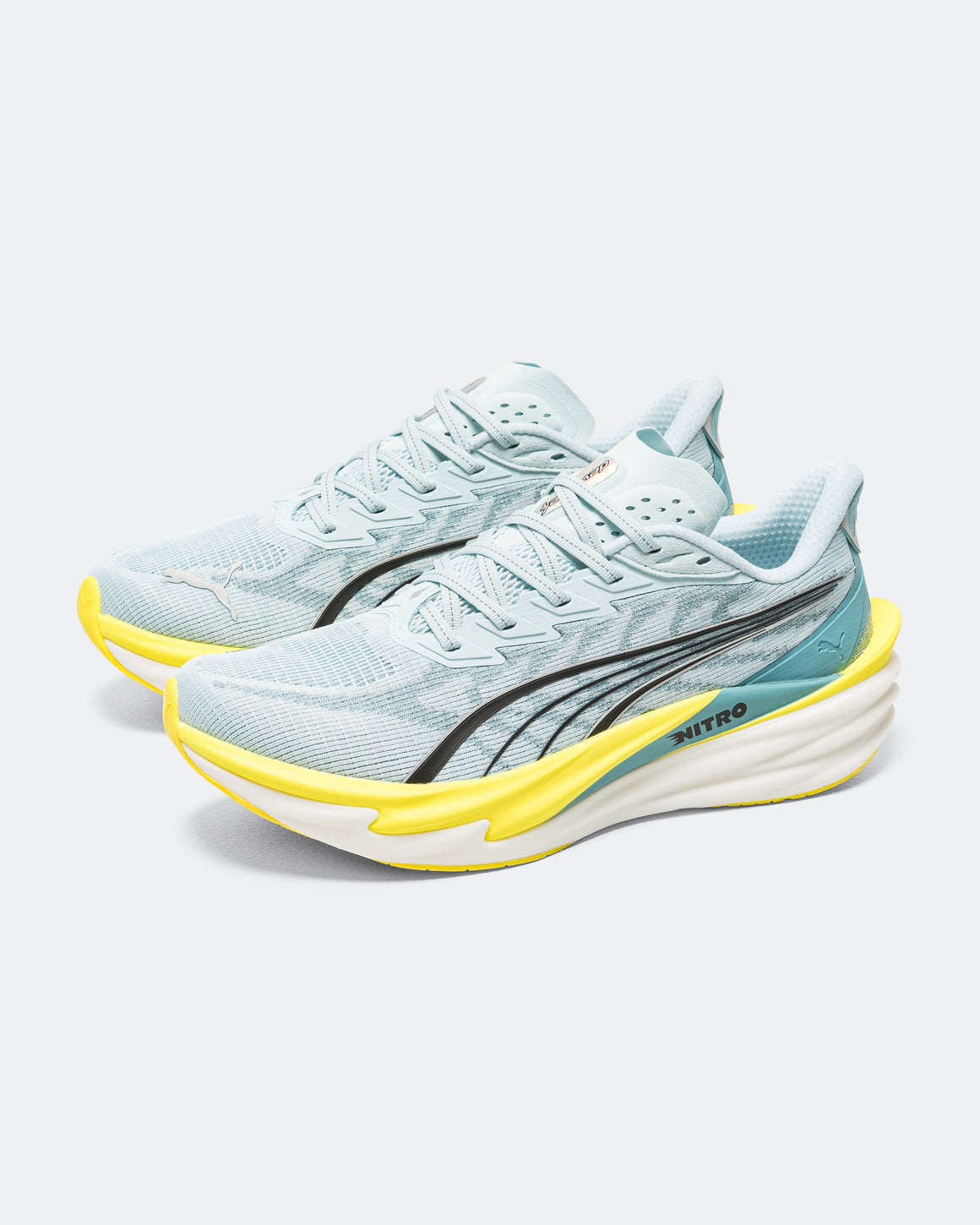 Puma - Womens Deviate NITRO 4 - Fresh Water/Baltic Sea Blue - Up There Athletics