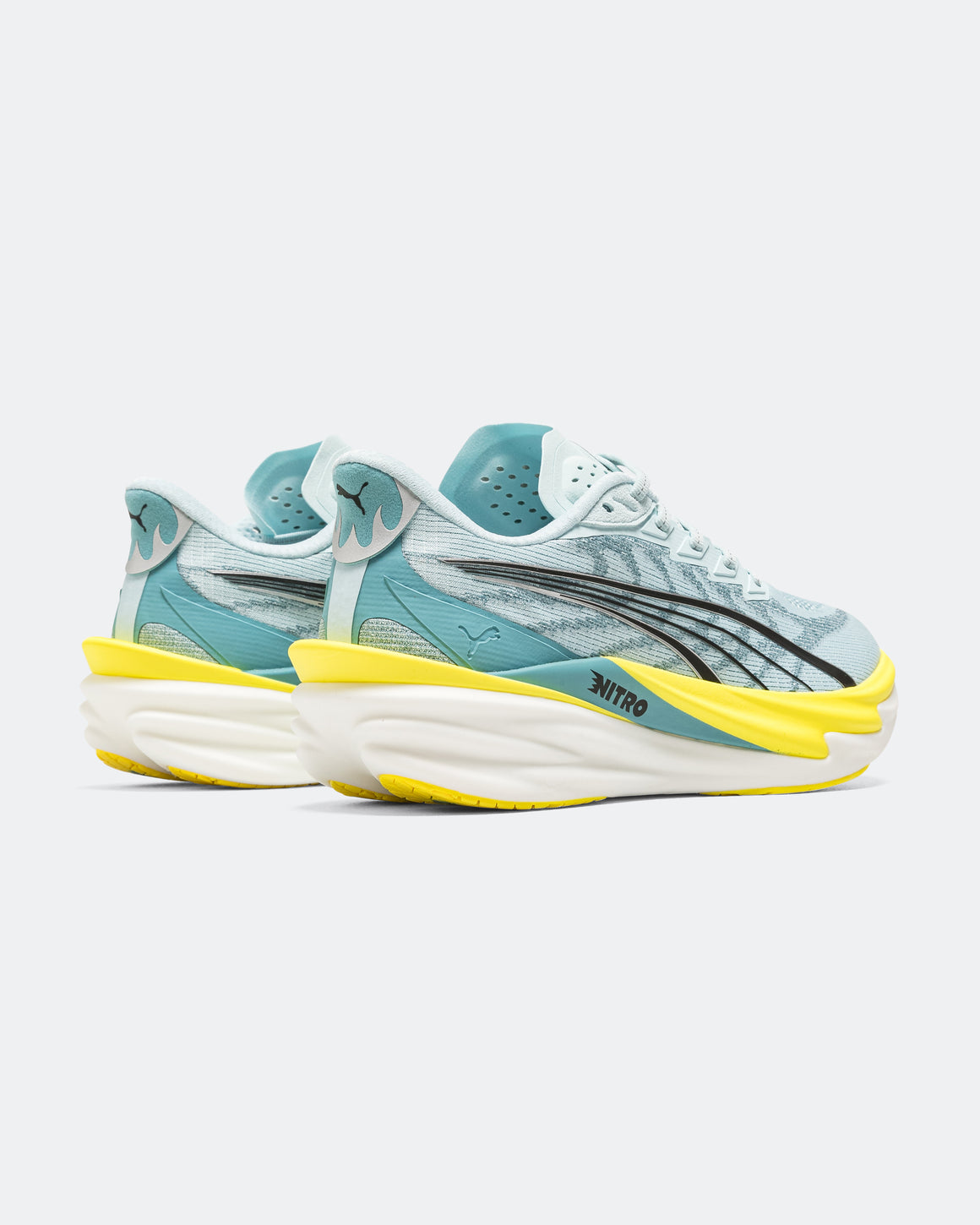 Puma - Mens Deviate NITRO 4 - Baltic Sea Blue/Fresh Water - Up There Athletics