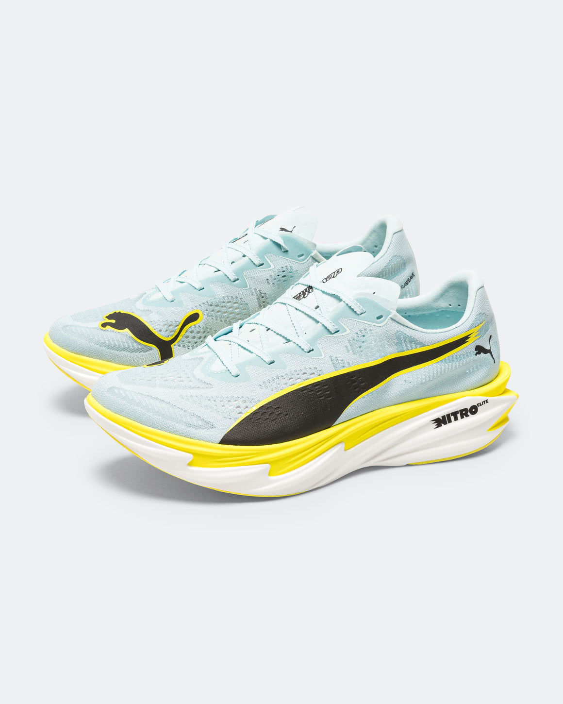 Puma - Womens Deviate NITRO Elite 4 - Fresh Water/Lemon Crush-Black - Up There Athletics