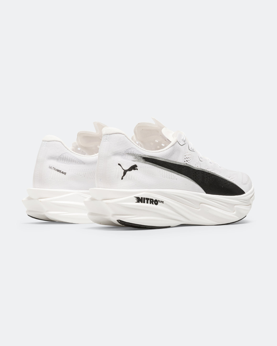 Puma - Mens Deviate NITRO Elite 4 - White/Black - Up There Athletics