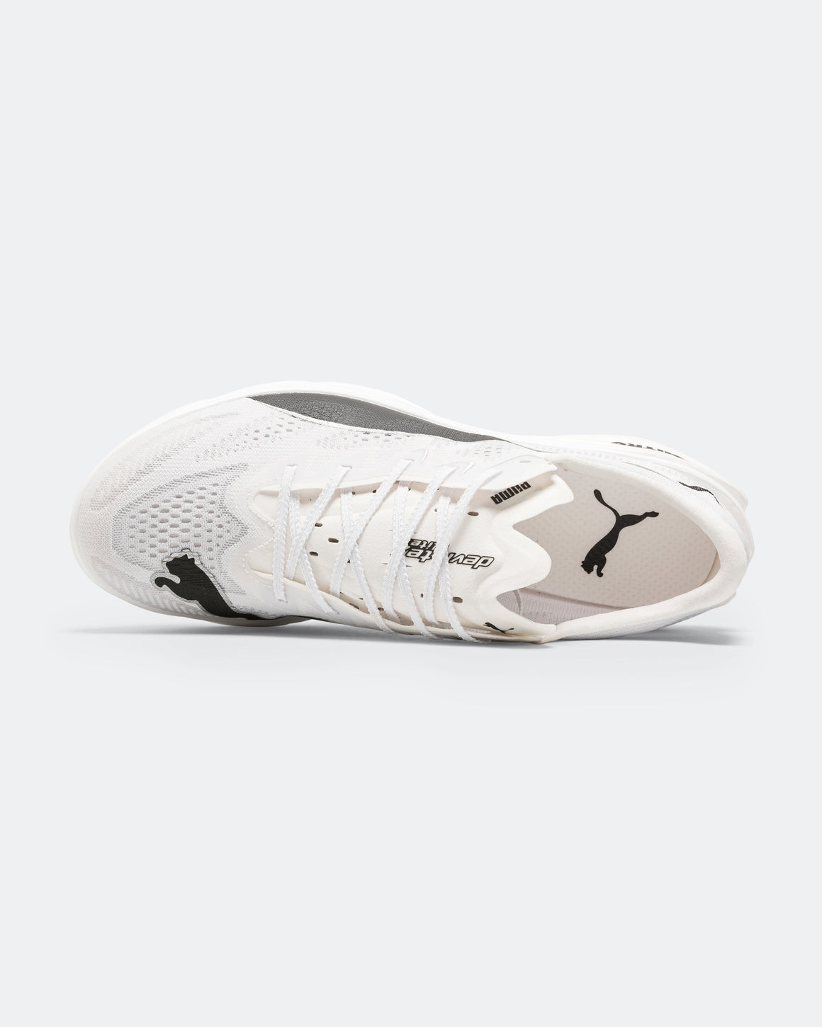 Puma - Mens Deviate NITRO Elite 4 - White/Black - Up There Athletics