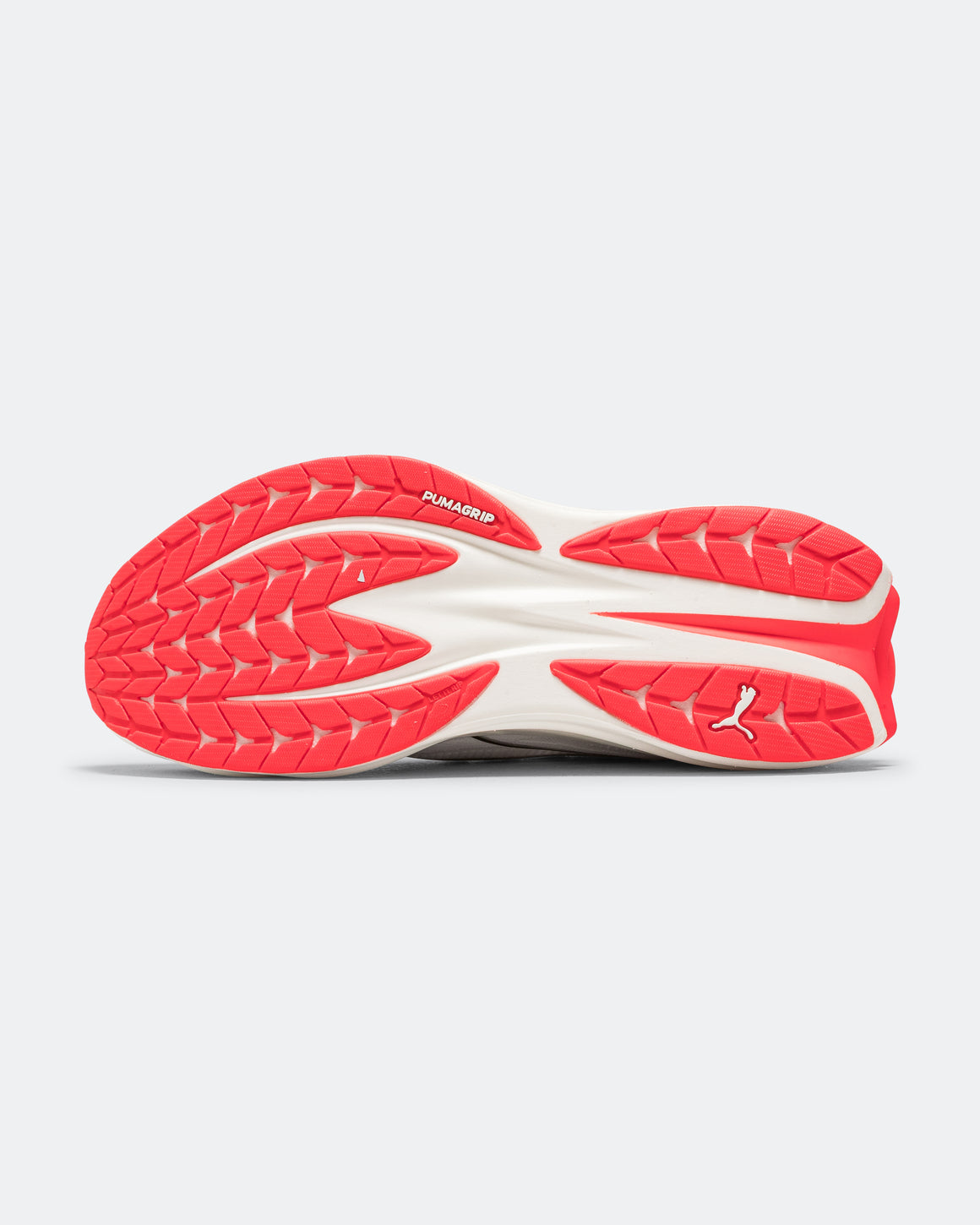 Puma - Mens Deviate Pure NITRO - Puma White/Ultra Red - Up There Athletics