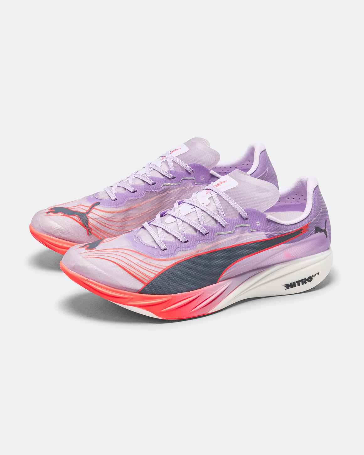 Puma - Mens Fast-FWD NITRO Elite 2 - Light Lavender/Ultra Red - Up There Athletics