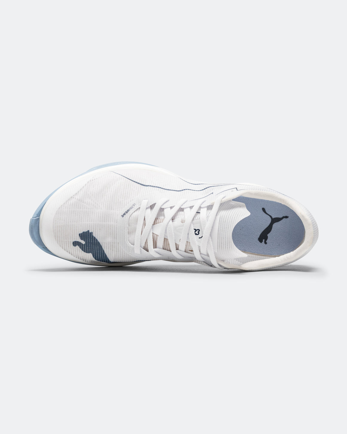 Puma - Mens Fast-R NITRO Elite 3 - White/Chambray - Up There Athletics