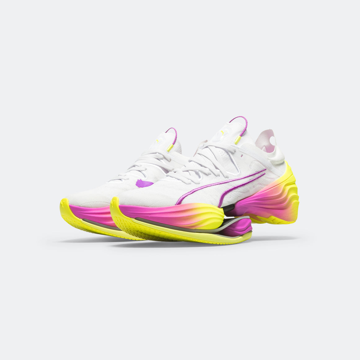 Puma - Womens FAST-RB Nitro Elite LD - White/Yellow - Up There Athletics