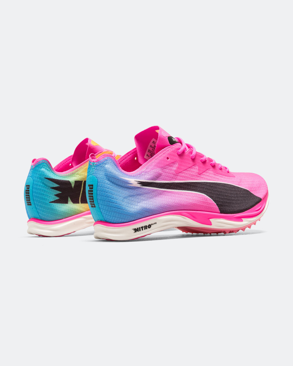 Puma - Mid Distance NITRO Elite 3 - Poison Pink/Sun Stream-Bright Aqua - Up There Athletics