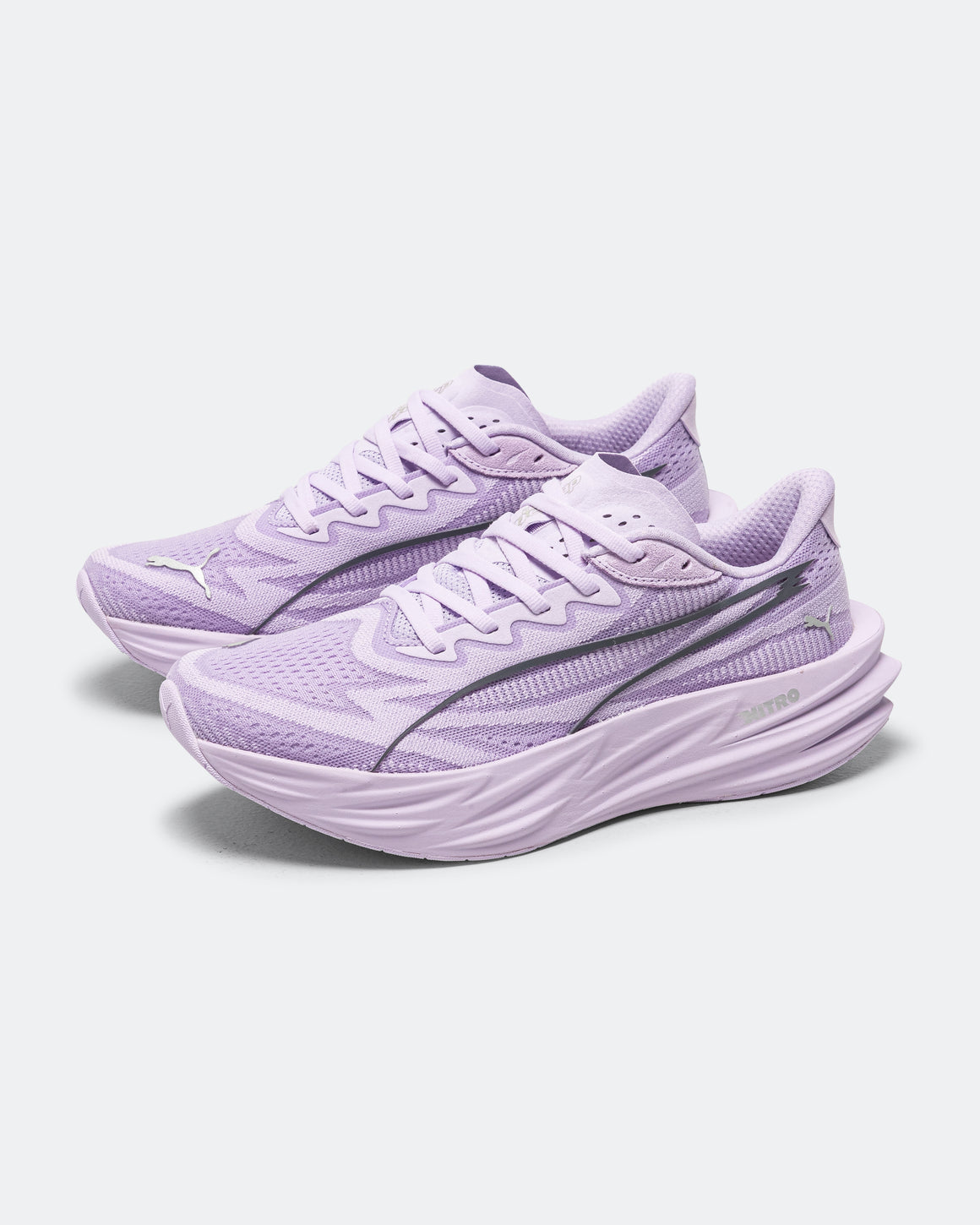 Puma - Womens Deviate Pure NITRO - Light Lavender/Ultra Red-Inky Depths - Up There Athletics