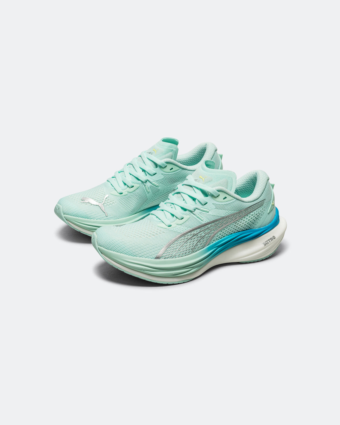 Puma - Womens Deviate NITRO 3 - Mint Melt/Speed Blue - Up There Athletics