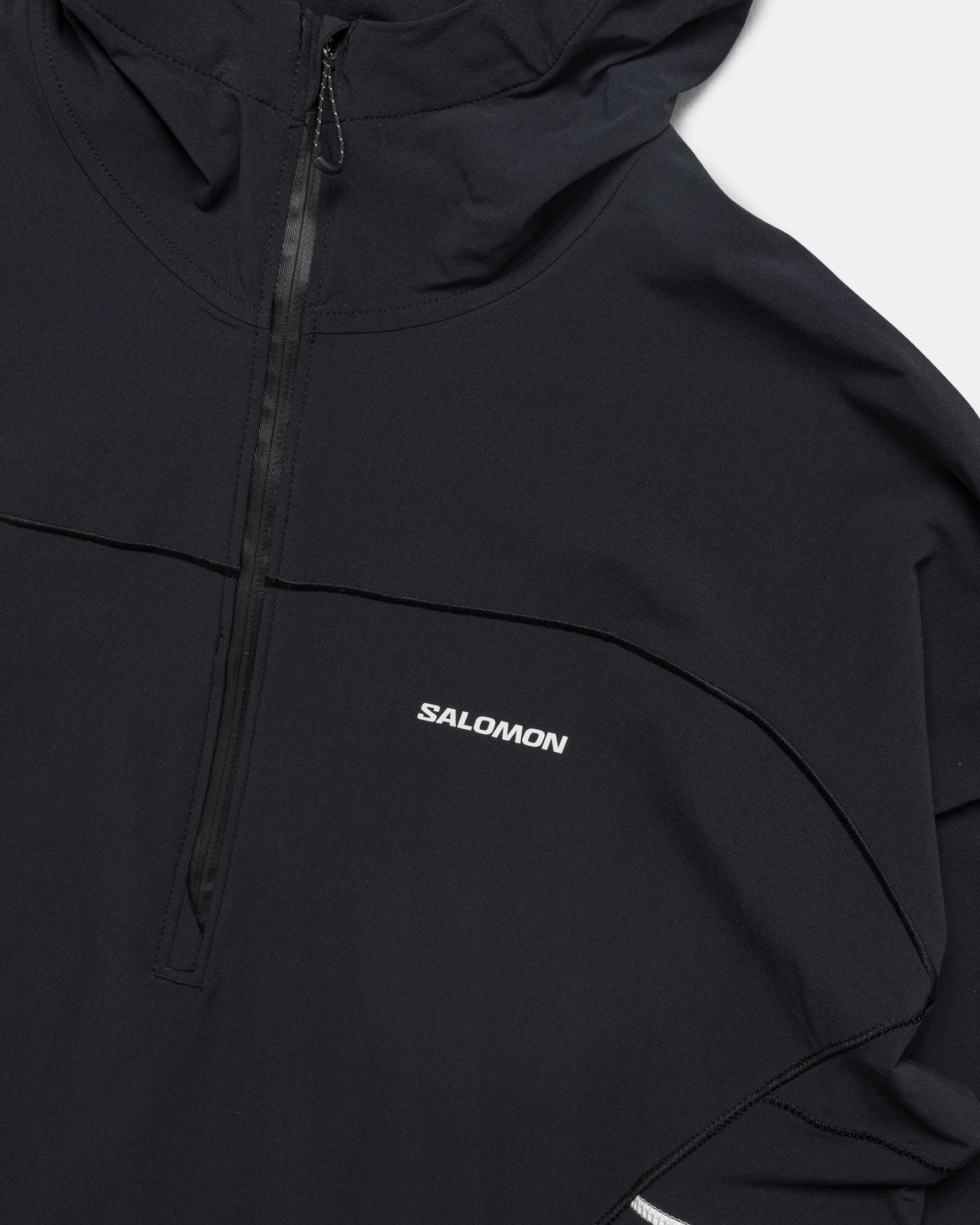 Salomon - Mens Sense Aero Hybrid Hz Hoodie - Deep Black - Up There Athletics