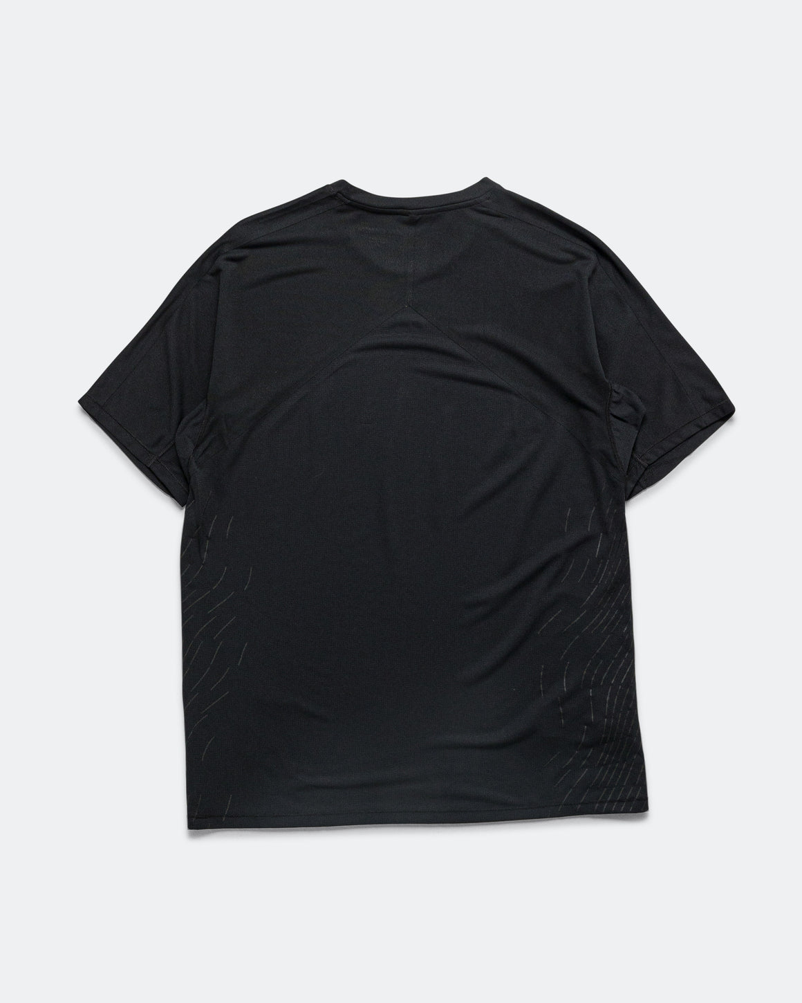 Salomon - Mens Sense Aero SS Tee GFX - Deep Black/Black Beauty - Up There Athletics