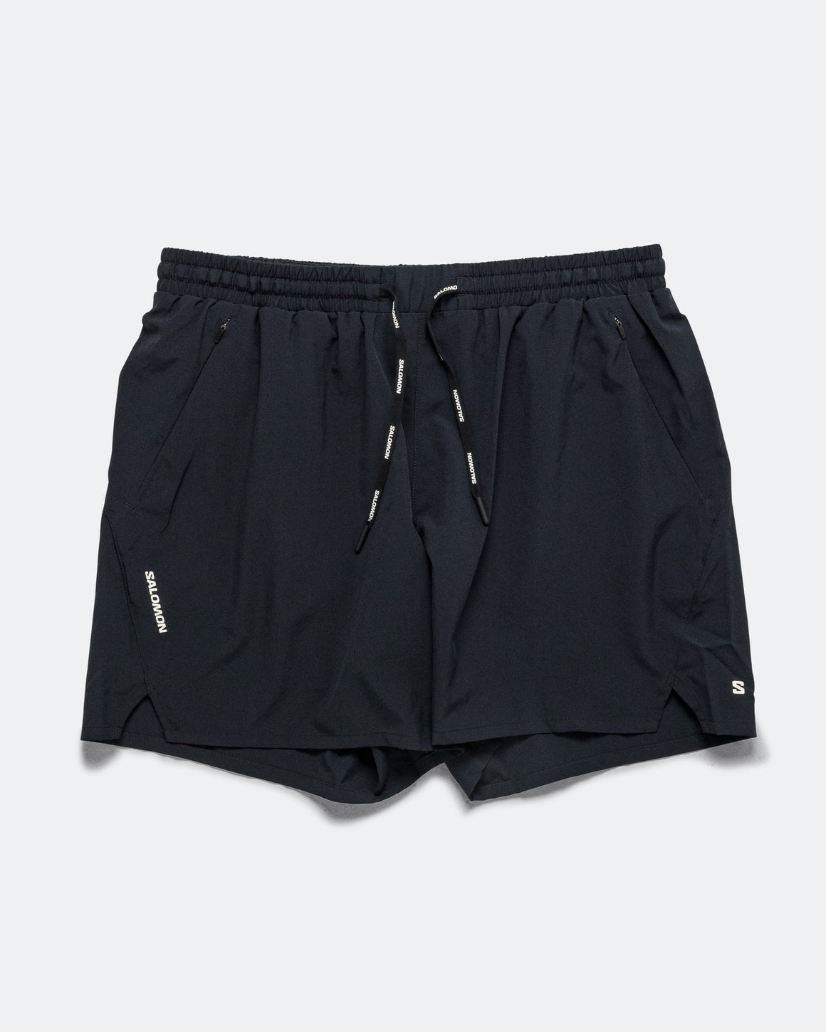 Salomon - Mens Shakeout Core 5in Shorts - Deep Black - Up There Athletics