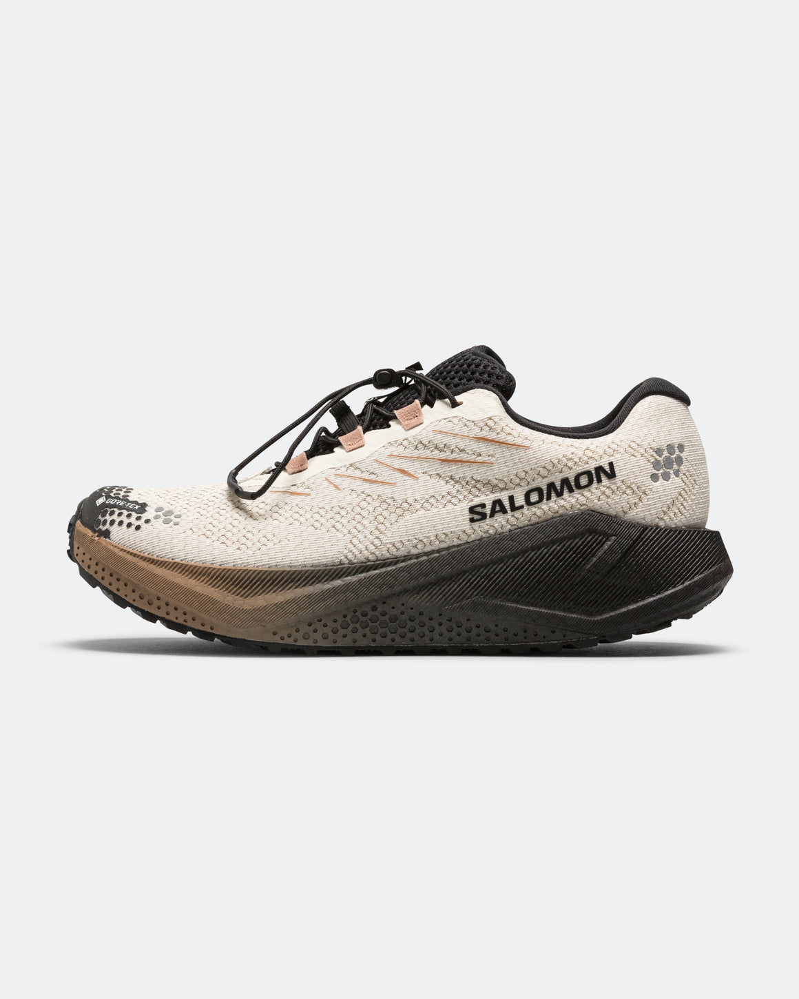 Salomon - Mens Aero Blaze 4 GRVL GORE-TEX - Vanilla Ice/Black-Burro - Up There Athletics