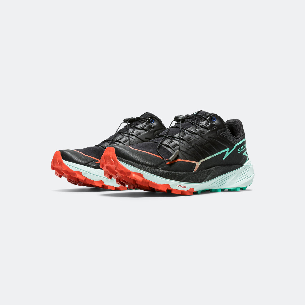 Salomon - Mens Thundercross - Black/Cherry Tomato - Up There Athletics