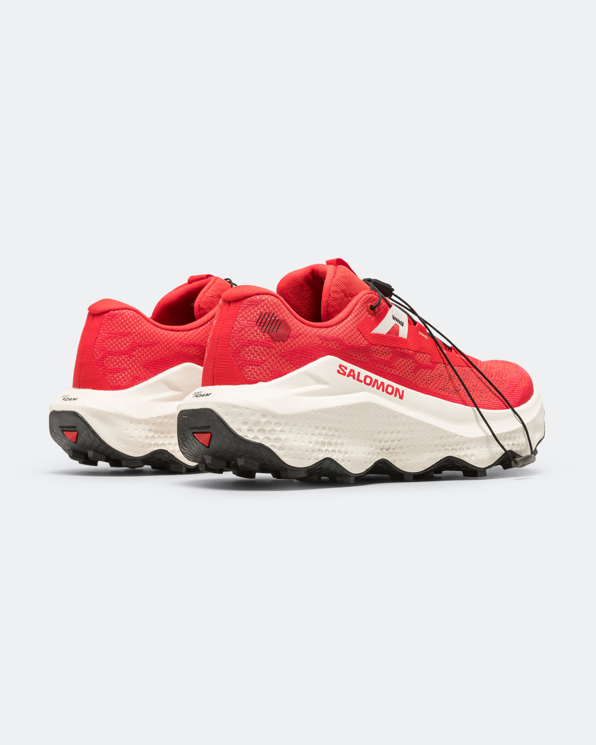 Salomon - Mens Ultra Glide 4 - Fiery Red/Vanilla Ice-Black - Up There Athletics