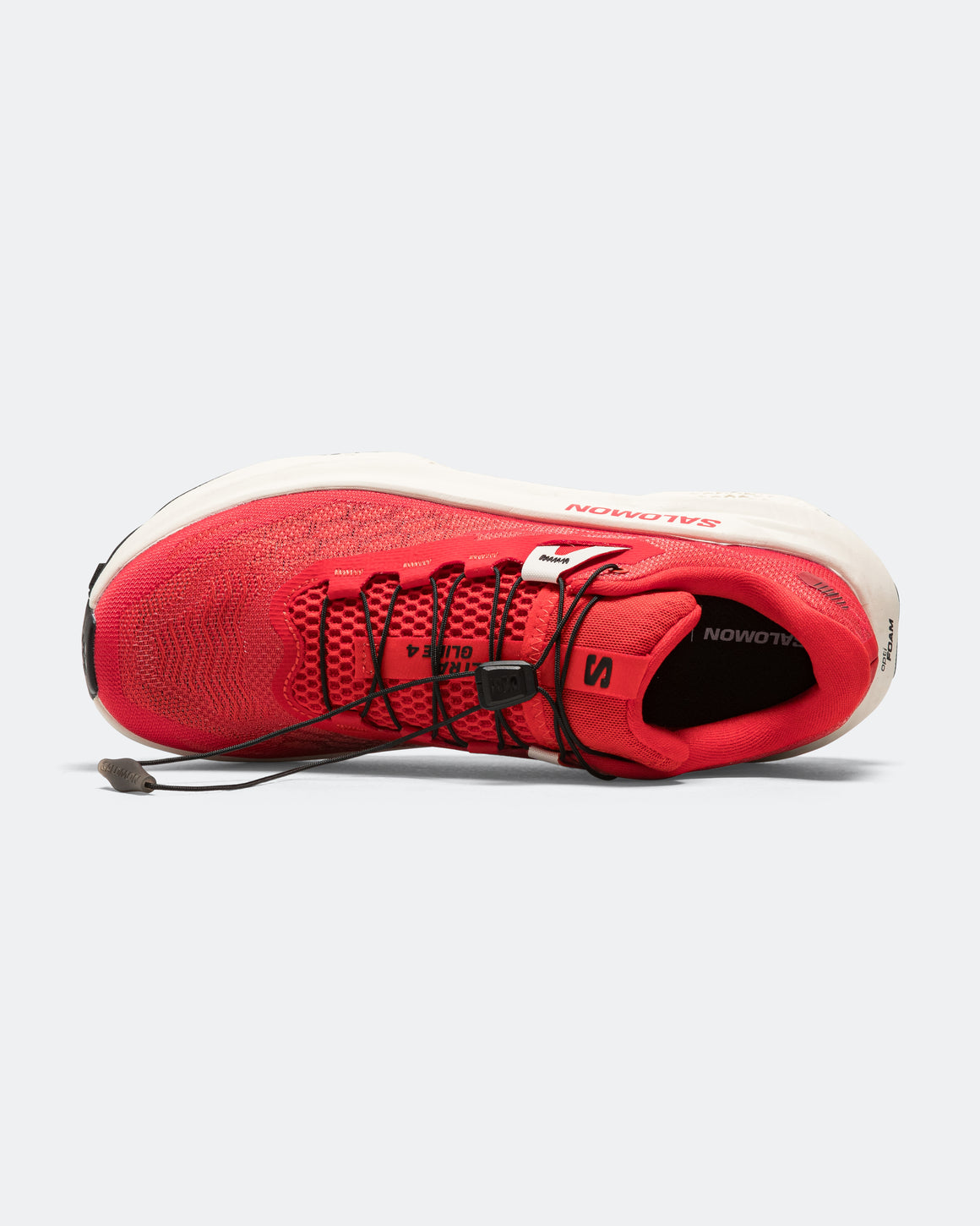 Salomon - Mens Ultra Glide 4 - Fiery Red/Vanilla Ice-Black - Up There Athletics