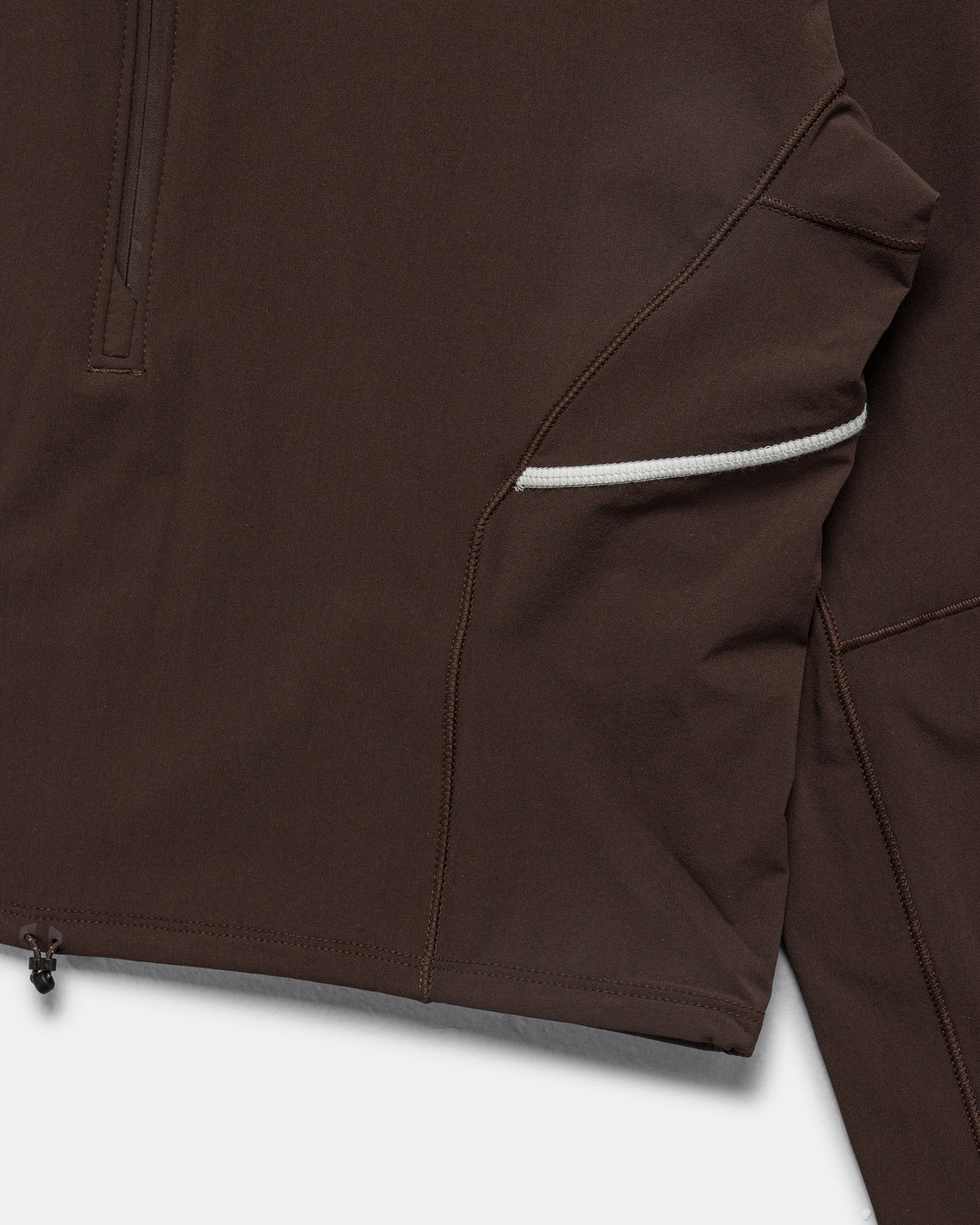 Salomon - Womens Sense Aero Hybrid Pullover - Coffee Bean - Up There Athletics